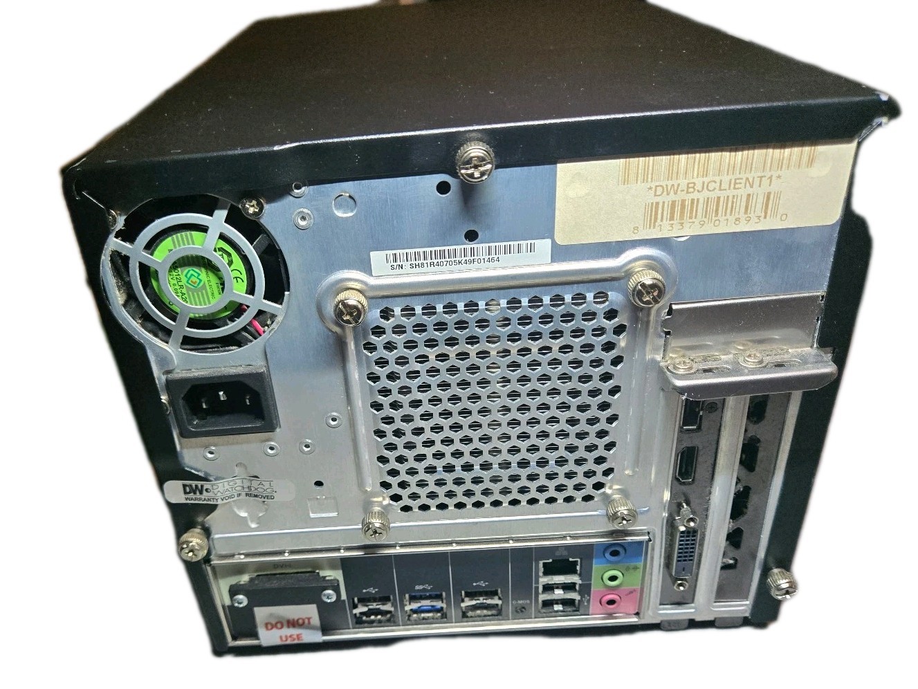 Digital Watchdog SH81R4 Blackjack Cube DW NVR Security System Tested Working