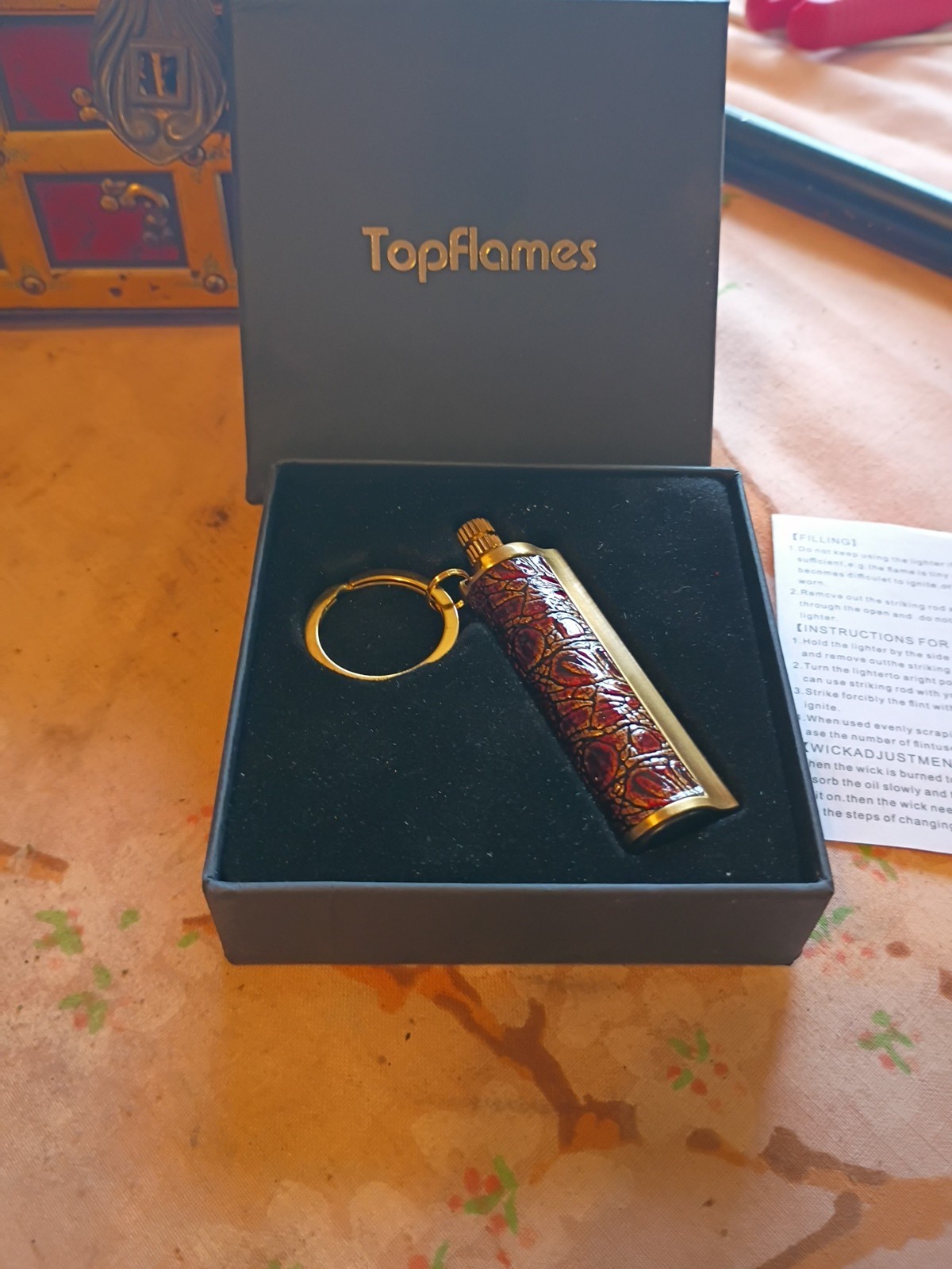 TopFlames Refillable Oil Lighter