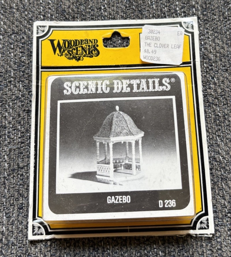 Vintage New Woodland Scenic Gazebo D236 Scenic Details 1995 USA