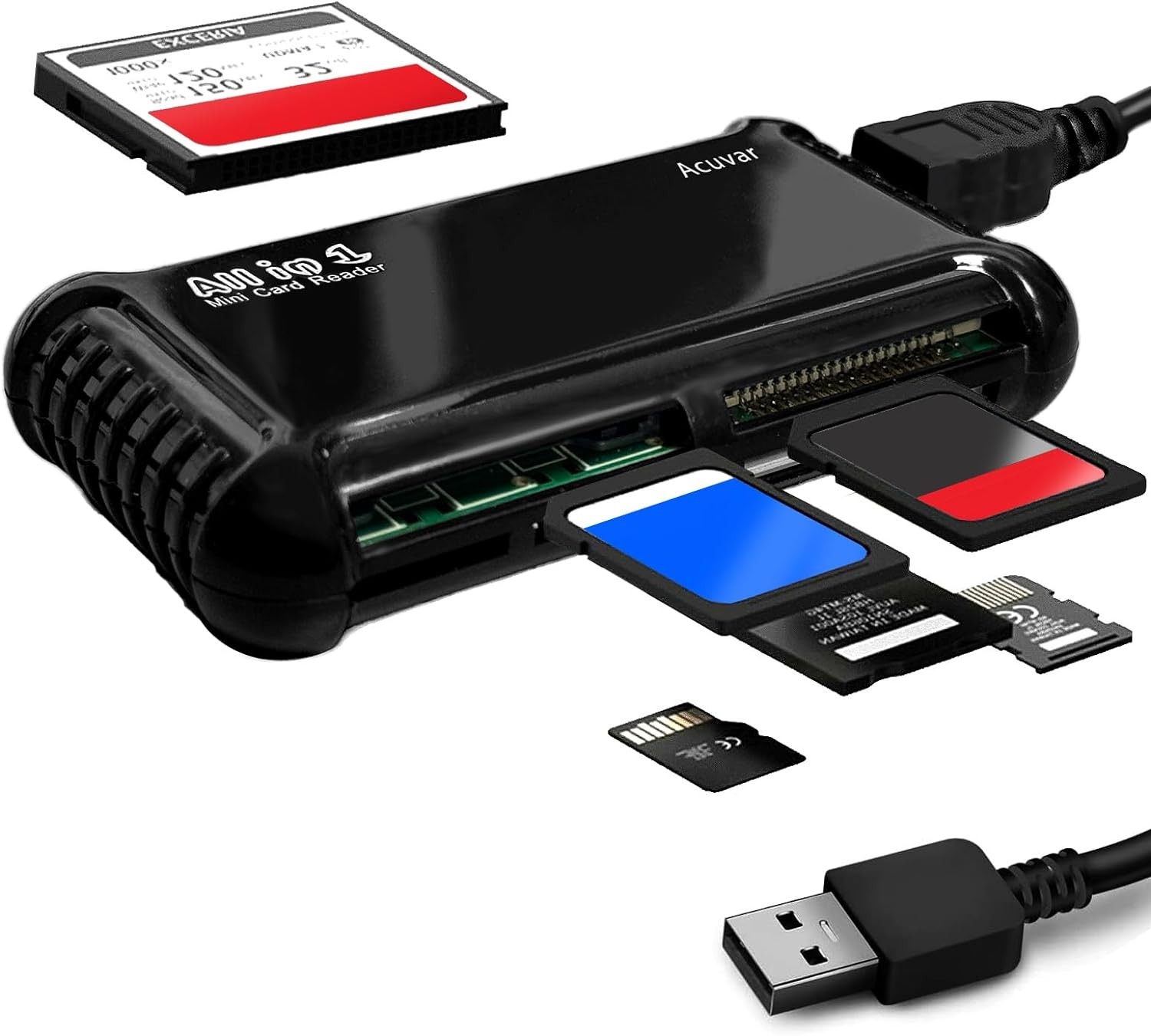 All in One Card Memory Reader USB External SDHC M2 Mini US XD MMC Micro'