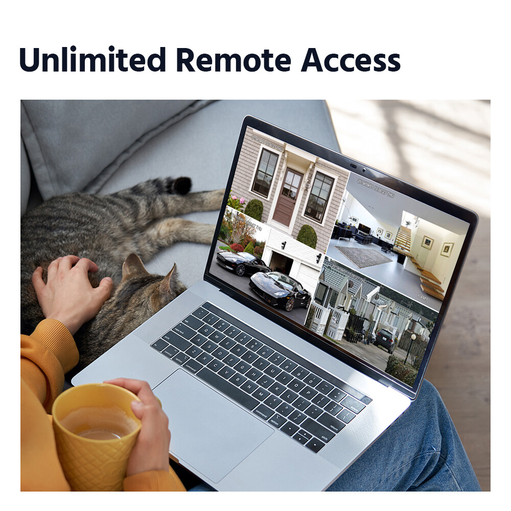 ANNKE 5MP Wifi 8CH NVR 3MP Outdoor Wireless Security Camera System Audio Record