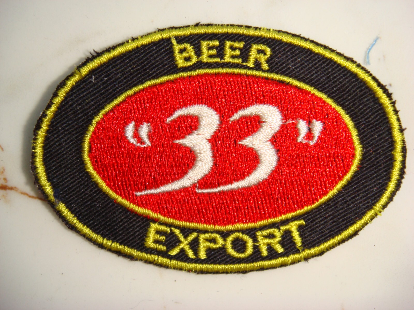 PATCH LOGO BEER " 33 " EXPORT FROM SAIGON BEER FACTORY