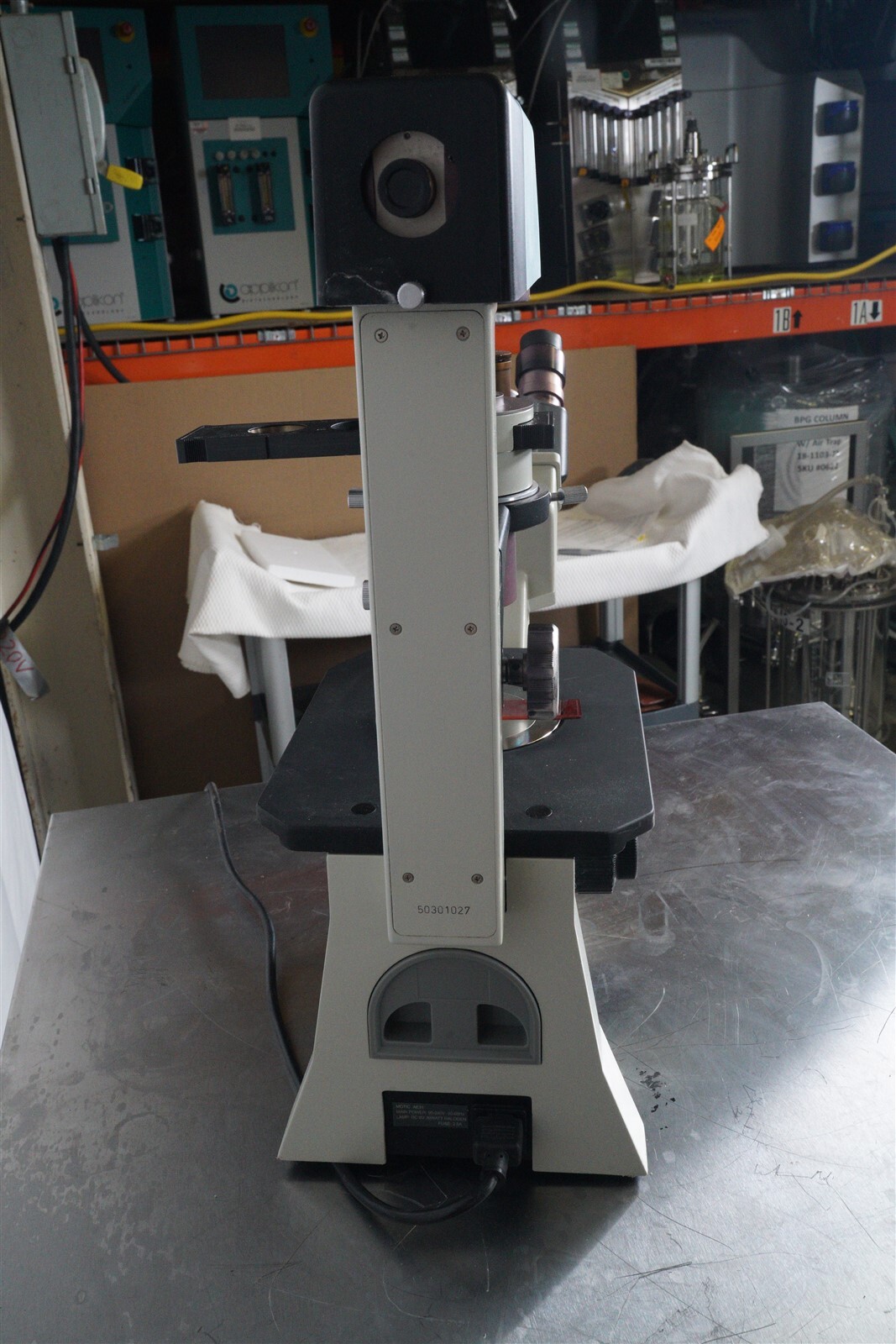 Motic AE31 Inverted Phase Contrast Microscope W 4X, PH 10X, PH 40X Objectives