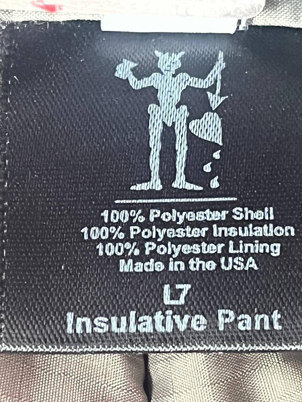 Halys Insulative Pants Extreme Cold Weather Pants Size L7 Size Large