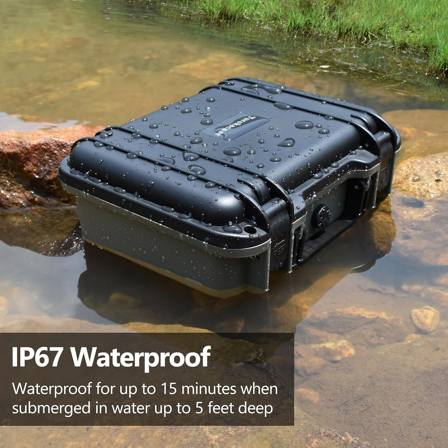 Pistol Case for 2 Handguns – TSA Approved Hard Shell Gun Case with Triple-Layer
