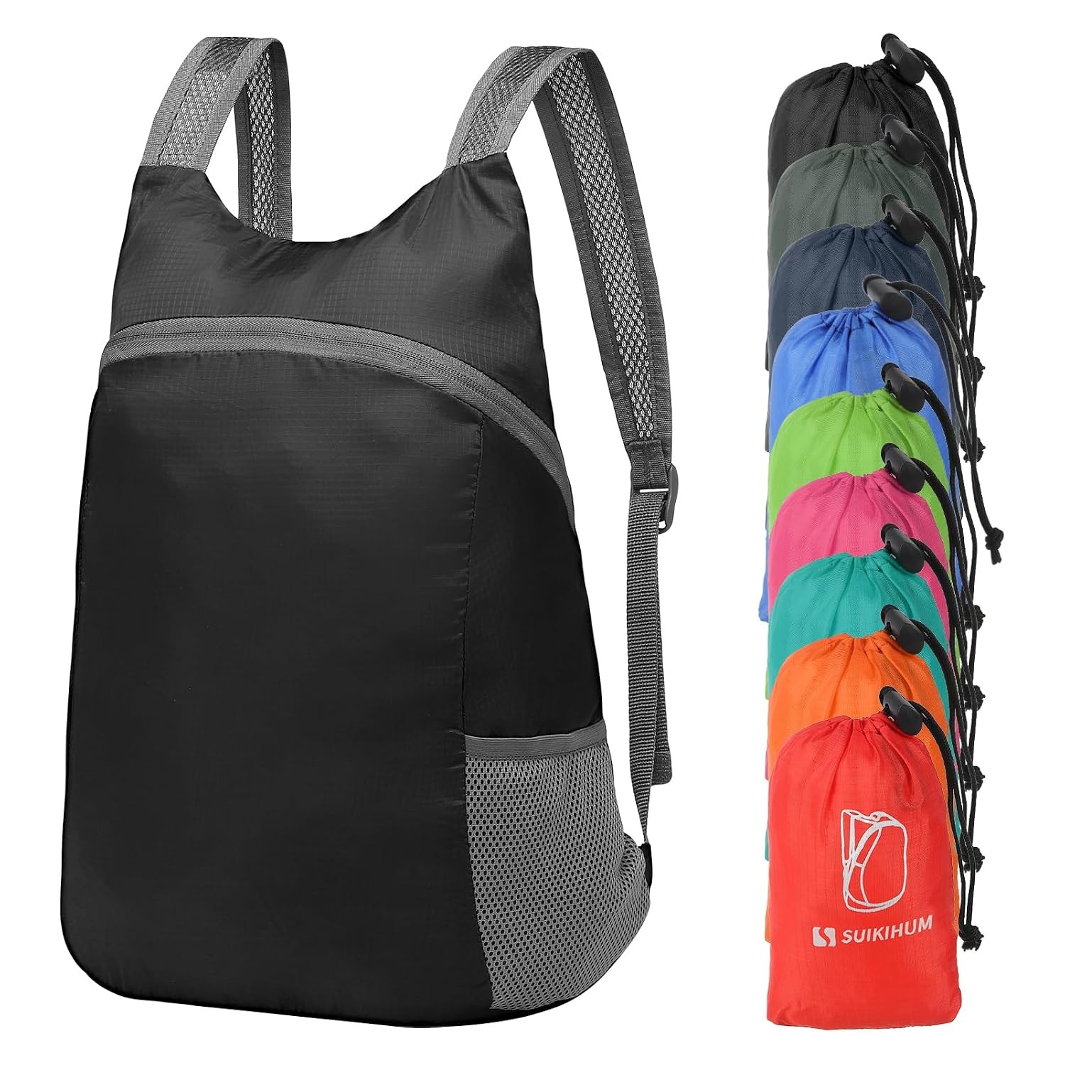 20L Ultra Hiking-Daypack Lightweight Foldable Travel Packable Backpack for Campi