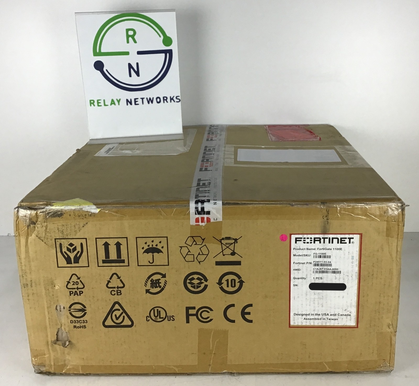 NEW Fortinet FG-1100E Firewall Appliance 2x 40 GE QSFP+ 4x 25 GE SFP28