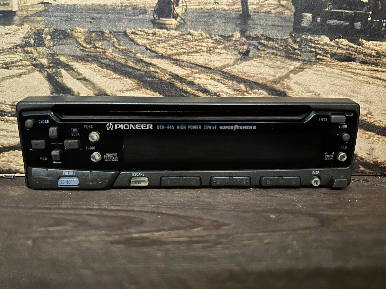 pioneer deh-445 STEREO FACEPLATE ONLY