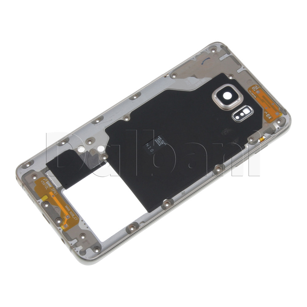 Samsung Galaxy Note 5 Mid Frame and Bezel Housing Replacement Part Gold