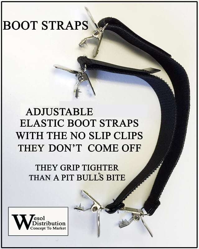 Boot Straps for jeans, pants - Adjustable - Bikers - Stirrups