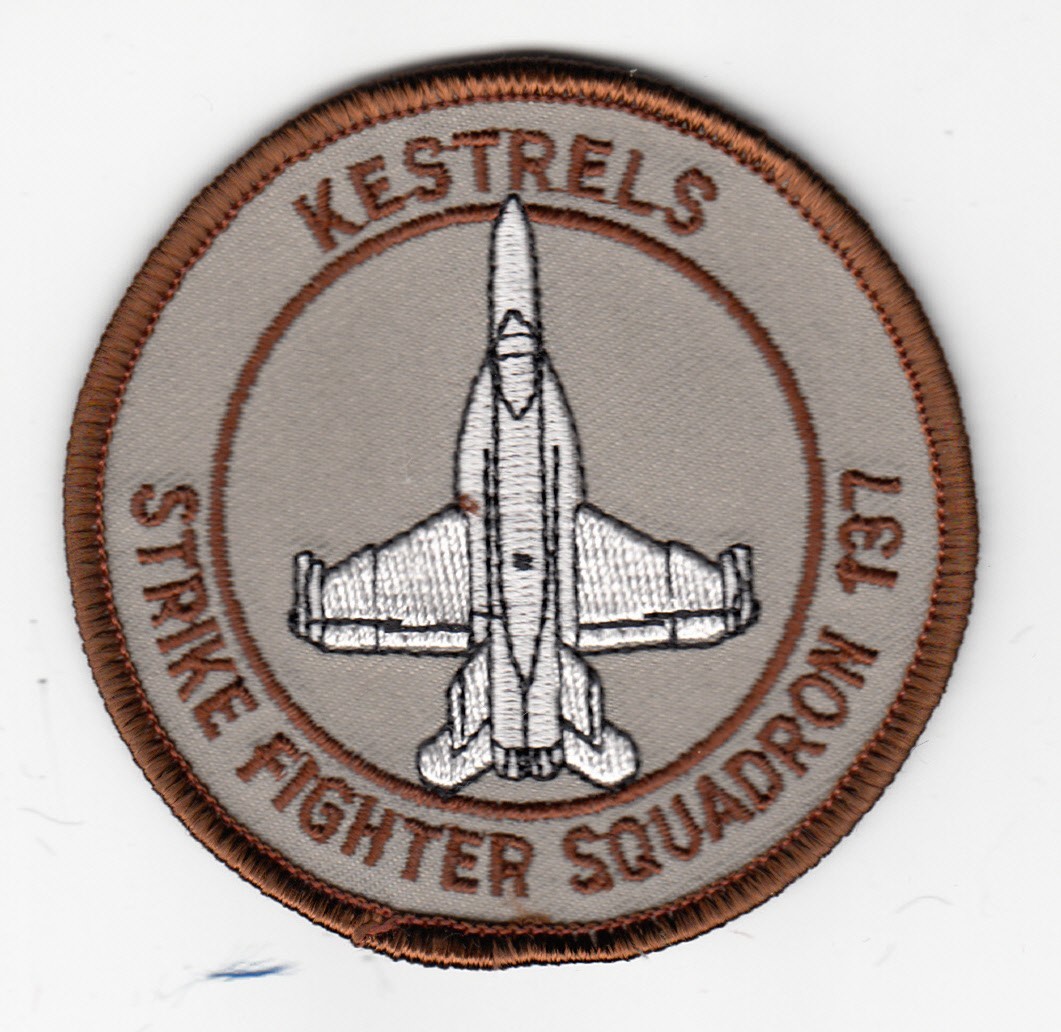 VFA-137 KESTRELS DESERT SHOULDER PATCH