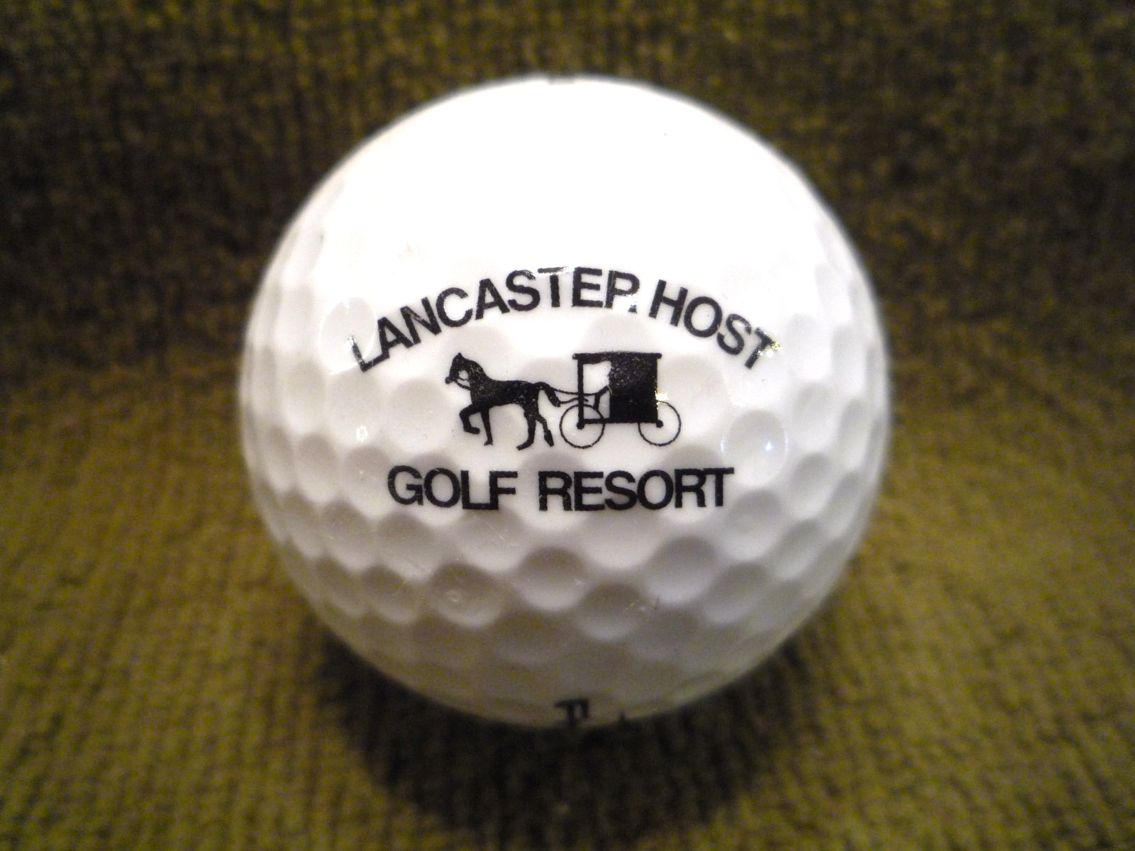 LANCASTER HOST GOLF RESORT logo golf ball (Lancaster, PA) ~ unused [#i.7]