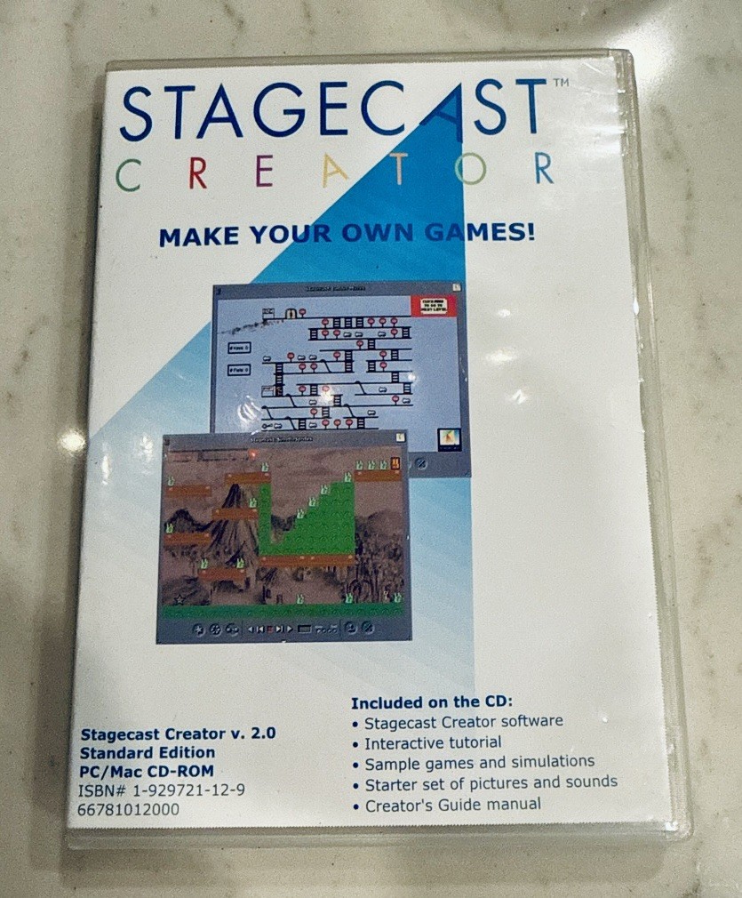 Vintage Stagecast Creator 2.0 PC/MAC Programing Game Building 2006 Rare!