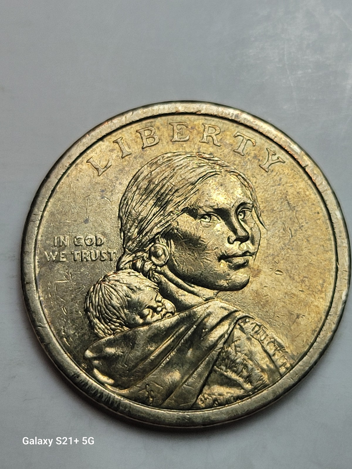 2011 Sacagawea Dollar 1621 Wampanoag Treaty No Mint Mark Missing Edge Lettering
