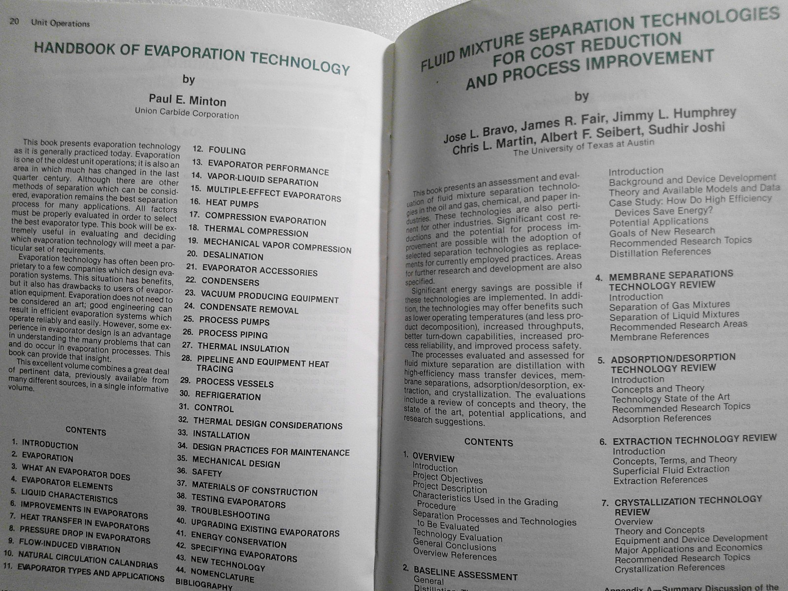 1990 Noyes Publications Chemical Engineering Catalog