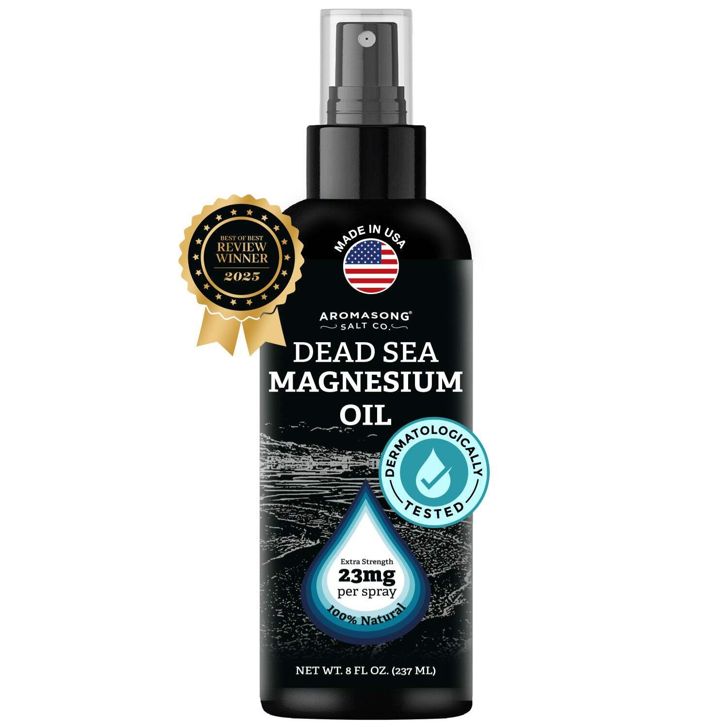 Aromasong Extra Strength Magnesium oil 8 Oz.