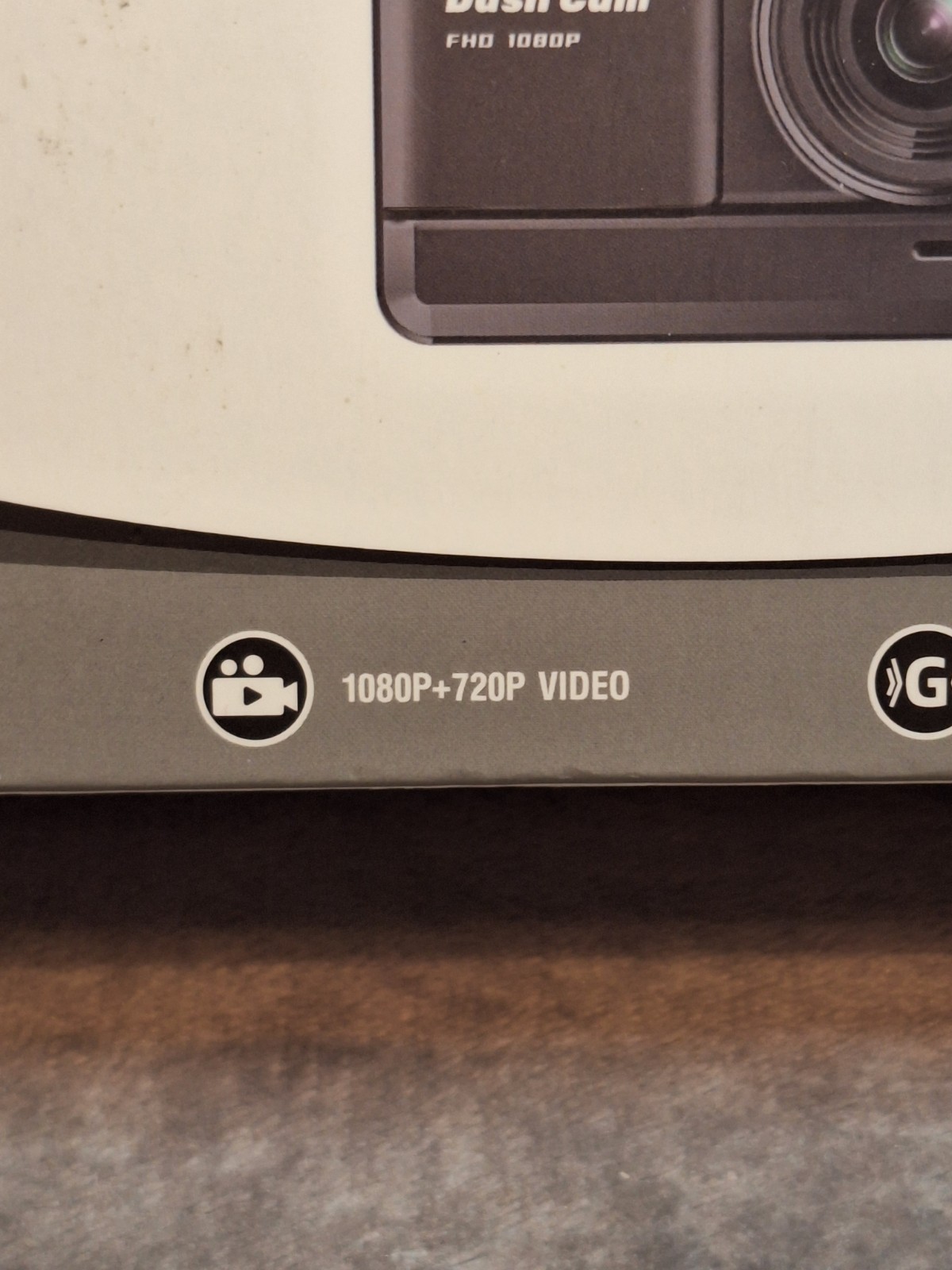 Dual Front & Back Channel Dash Camera - 1080P + 720P