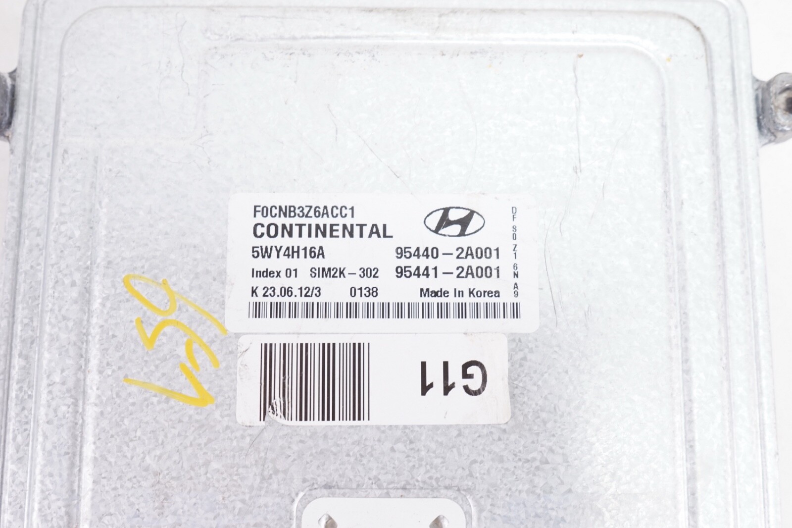 HYUNDAI VELOSTER TCM Transmission Control Module OEM 2012 - 2017