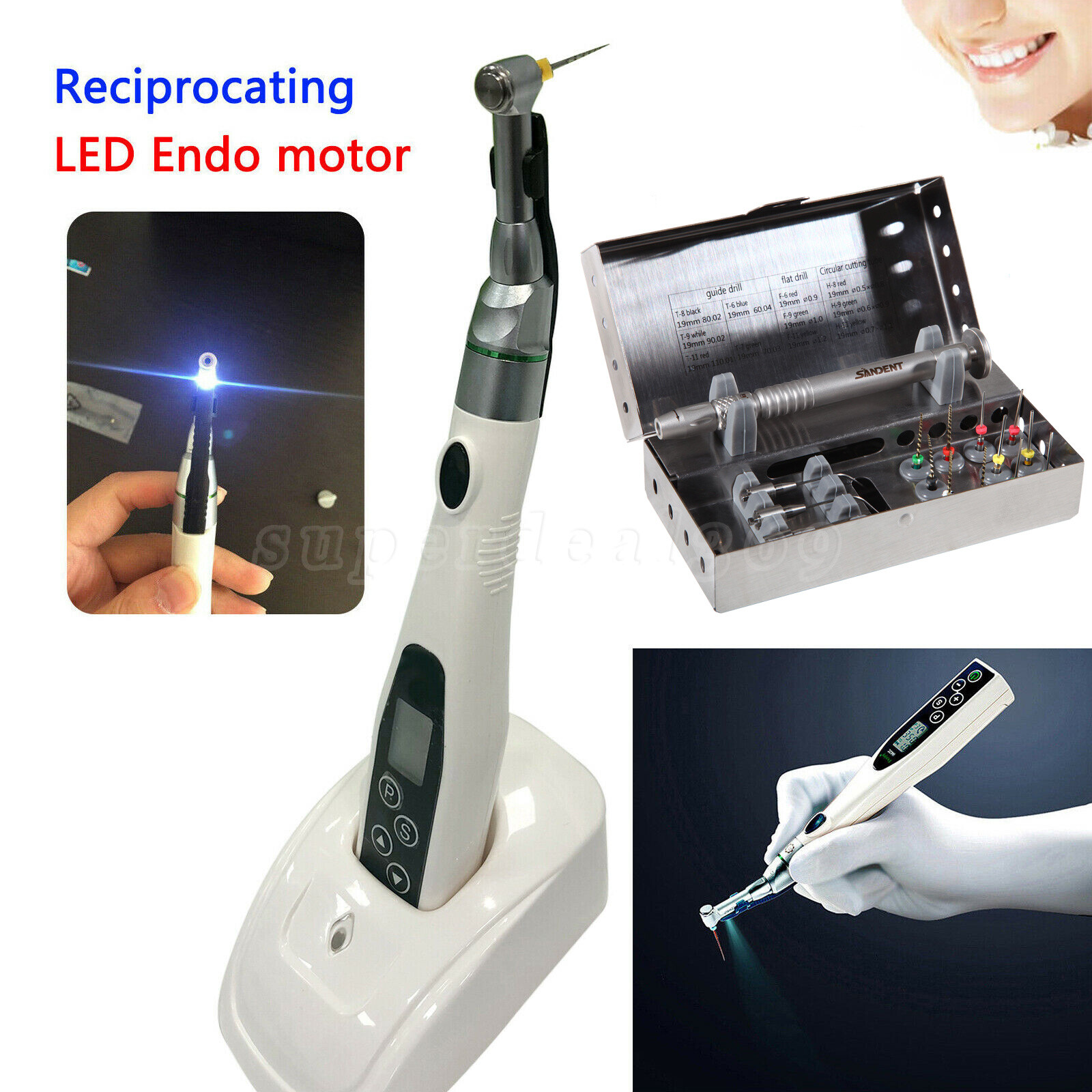 NEW Dental Root Canal File Extractor Broken Files / Endodontic LED Endo Motor ty