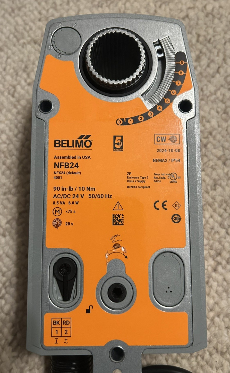 Belimo NFB 24 Actuator. See Description…