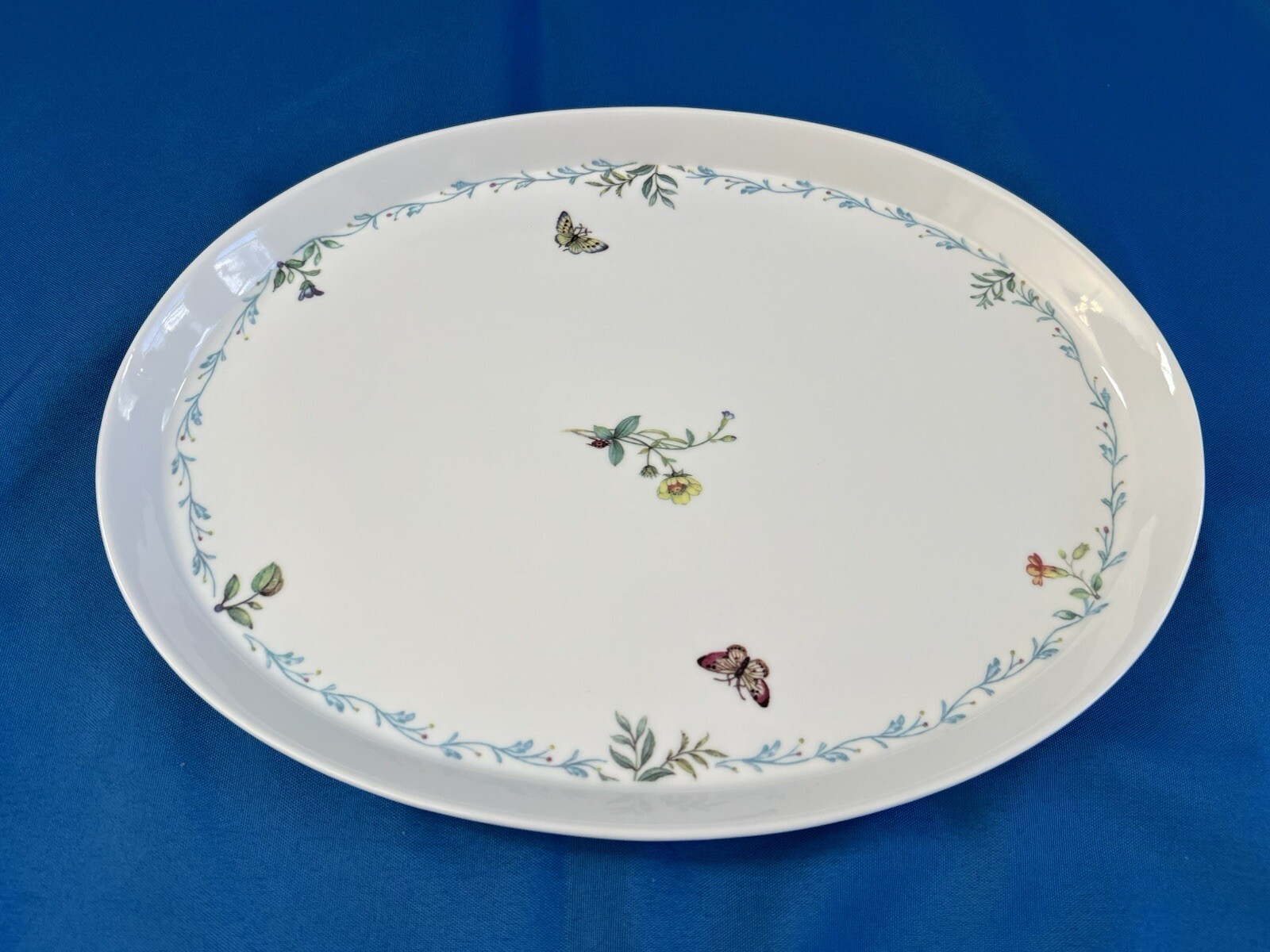 Dyramics Design Shining Sun Porcelain Serving Dish Floral