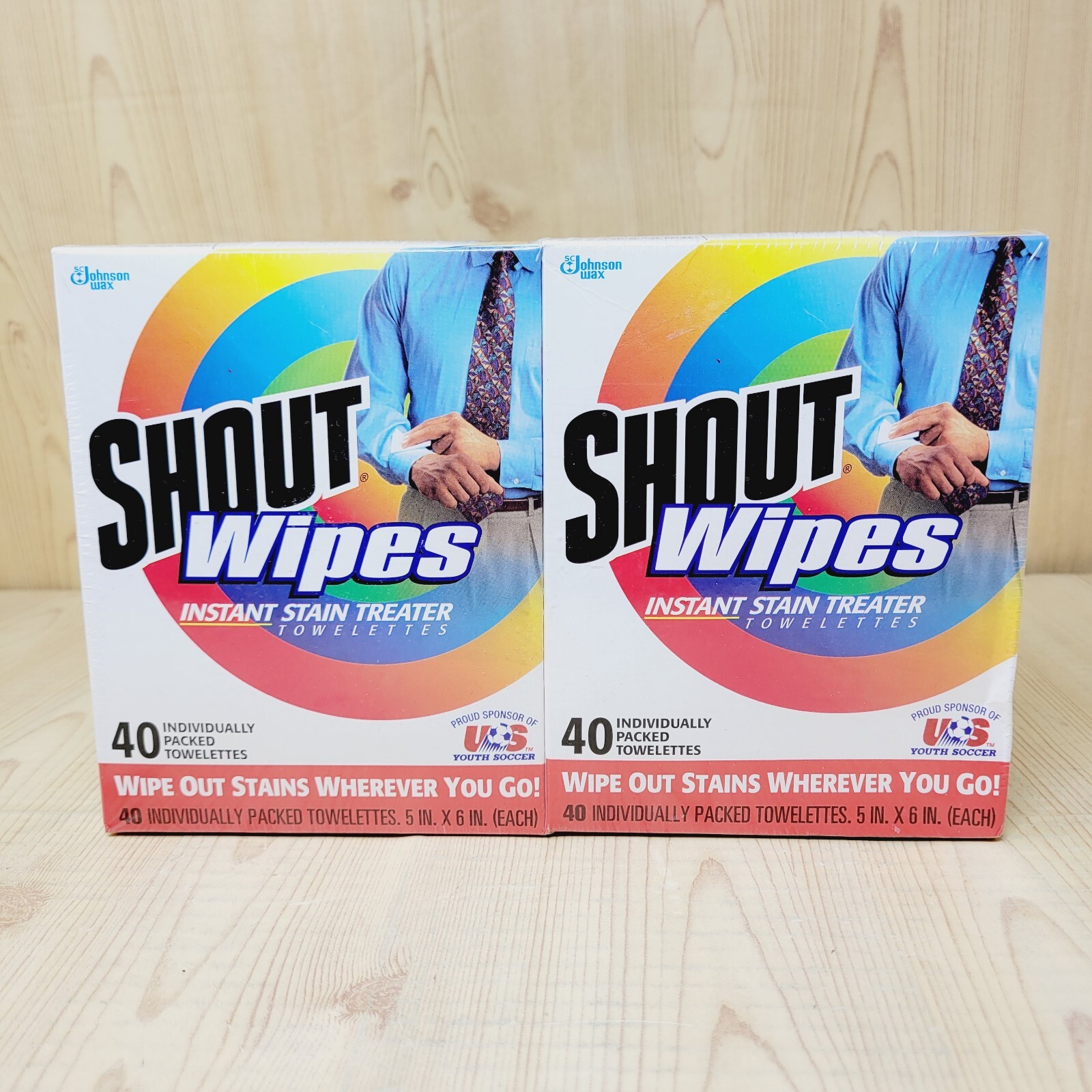 Shout Wipes Instant Stain Remover Wipes 80 Count New Old Stock NOS Sealed