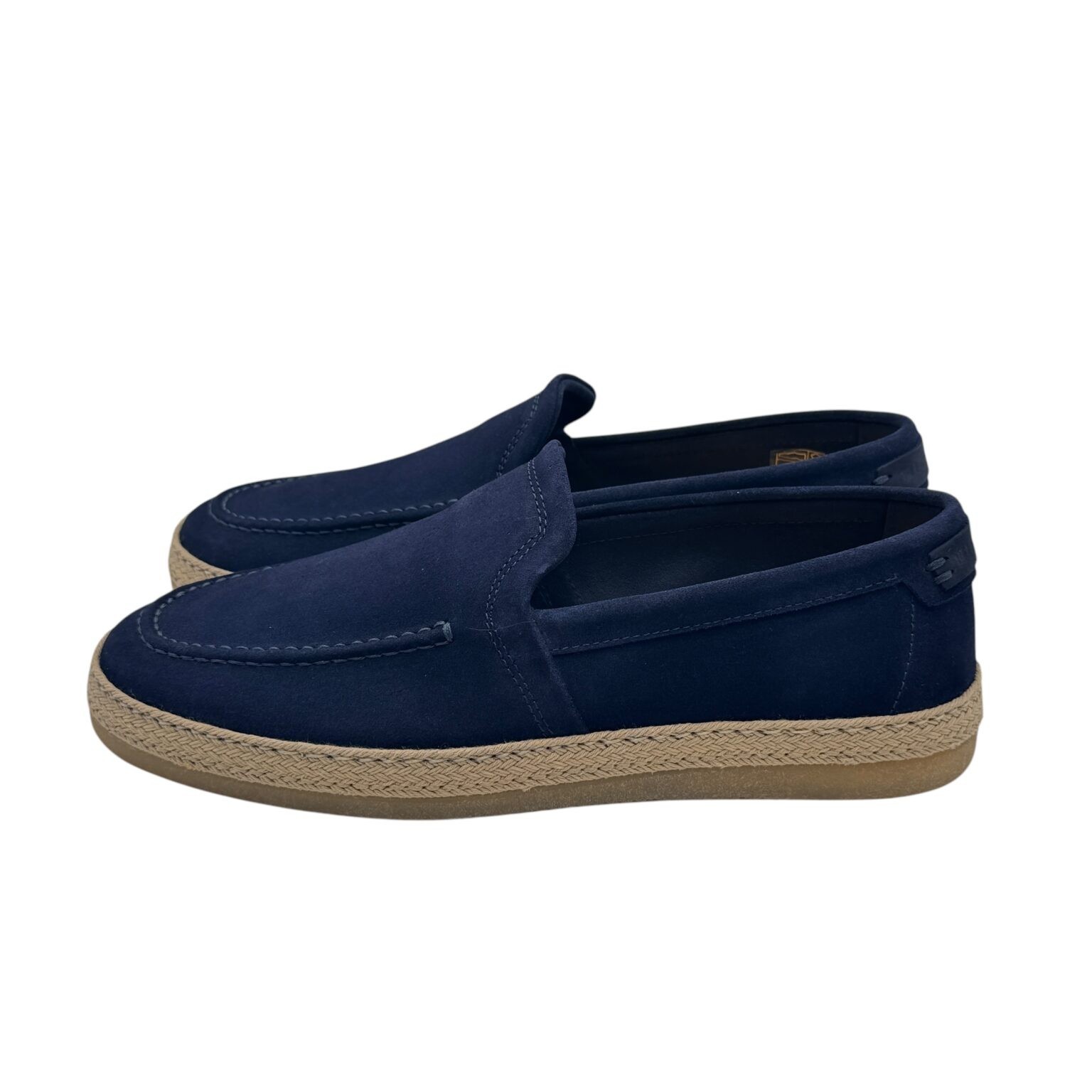 Men's Barrett suede loafer blue rubber bottom and code Ray-13460.2