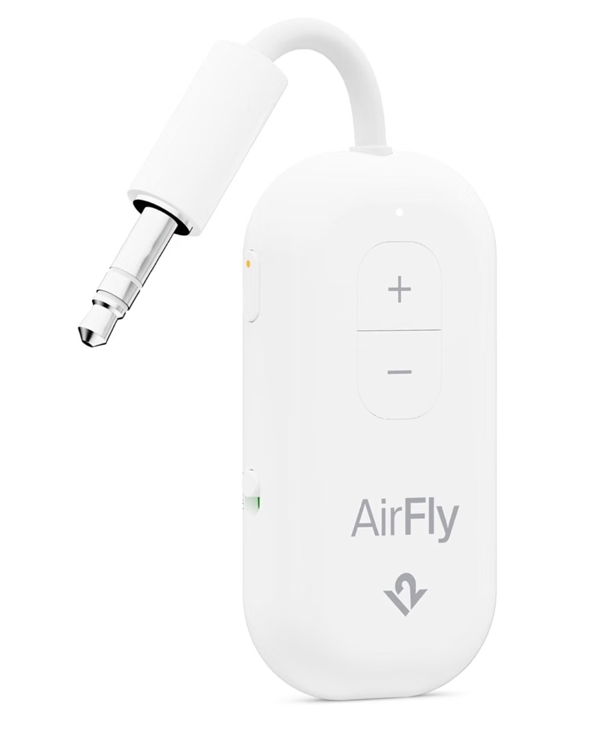Twelve South AirFly Pro 2 Bluetooth Adapter 3.5mm AUX for Cars, Boats - White