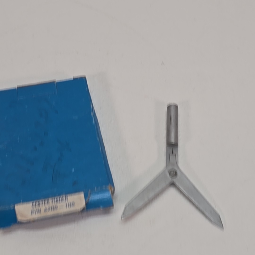 Round Center Finder Satin Chrome Made In USA Machine Setup Tool PEC 4200-100