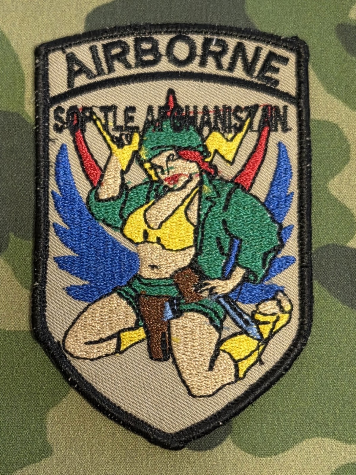 SOFTLE Airborne Theater Made OEF Afghanistan Patch