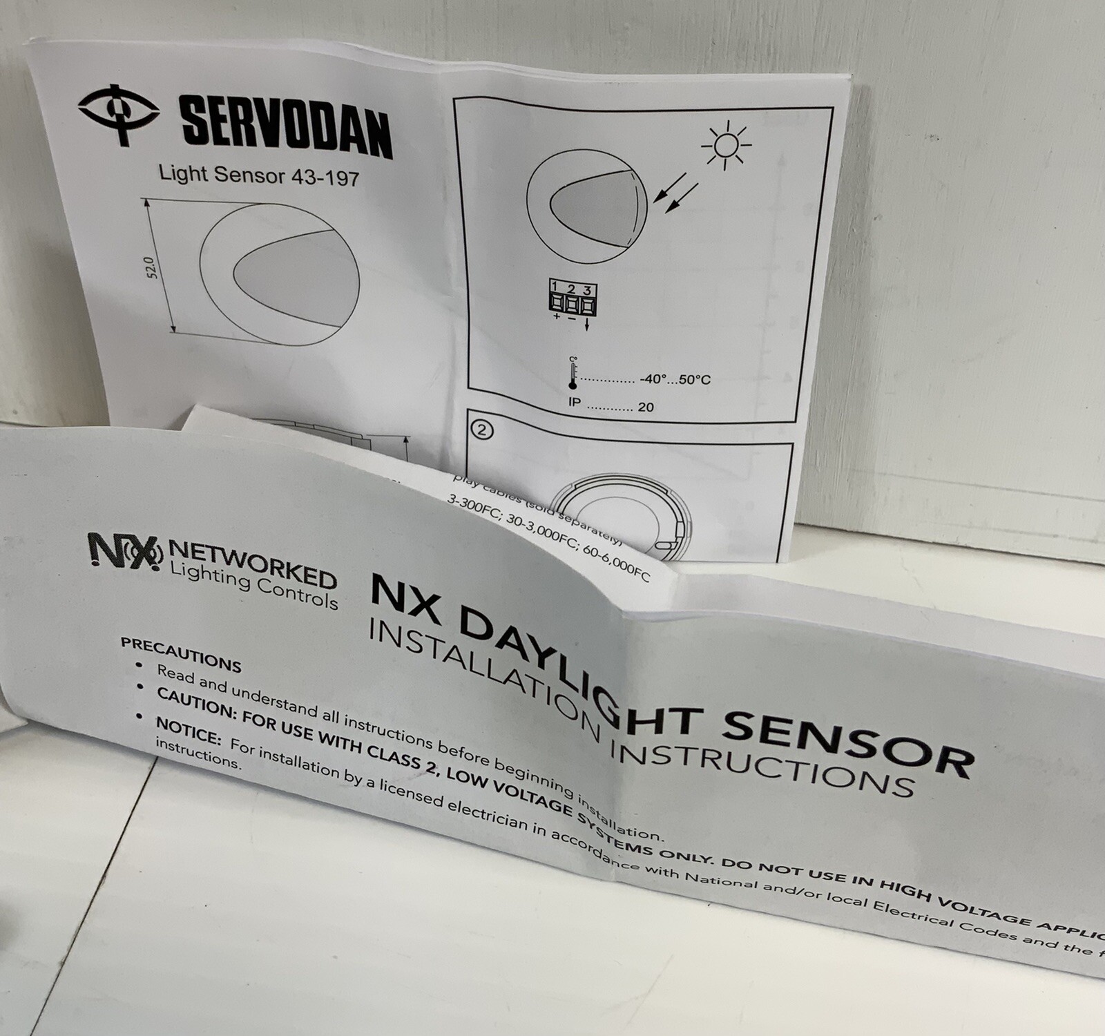 New HUBBEL NXDS NXT Daylight Sensor