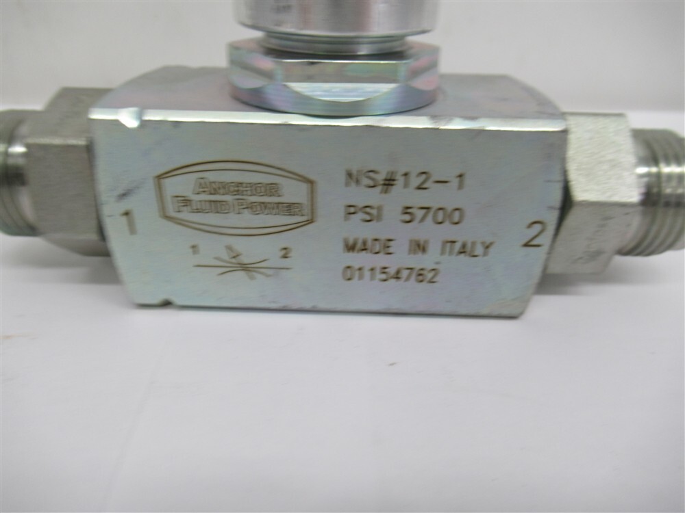 Anchor Fluid Power NS# 12-1, Needle Valve, 5700 PSI