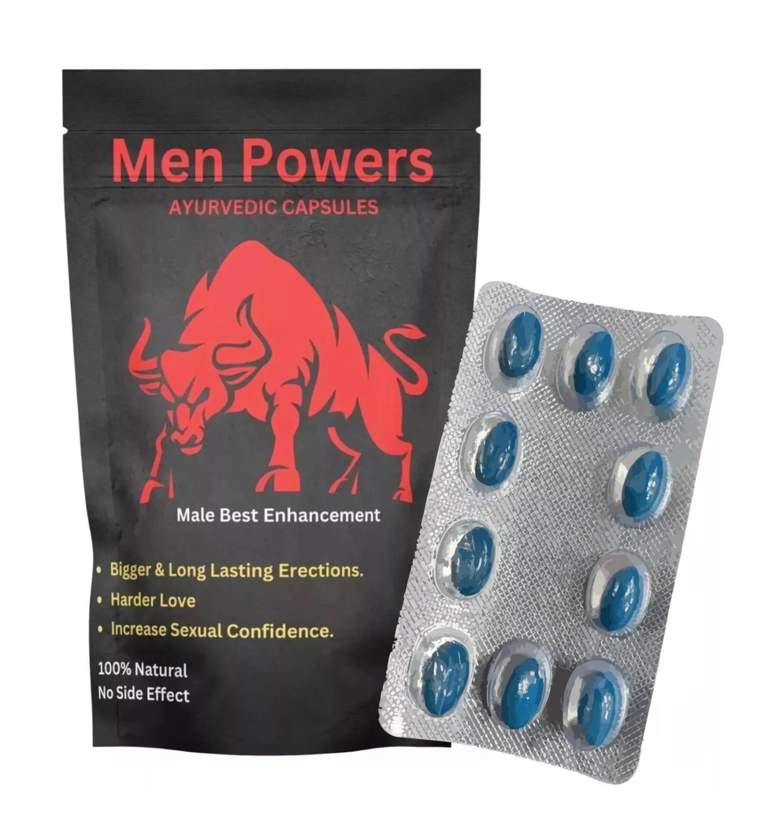 Men Power 100% Herbal Softgel capsules for Men's Stamina & Performance