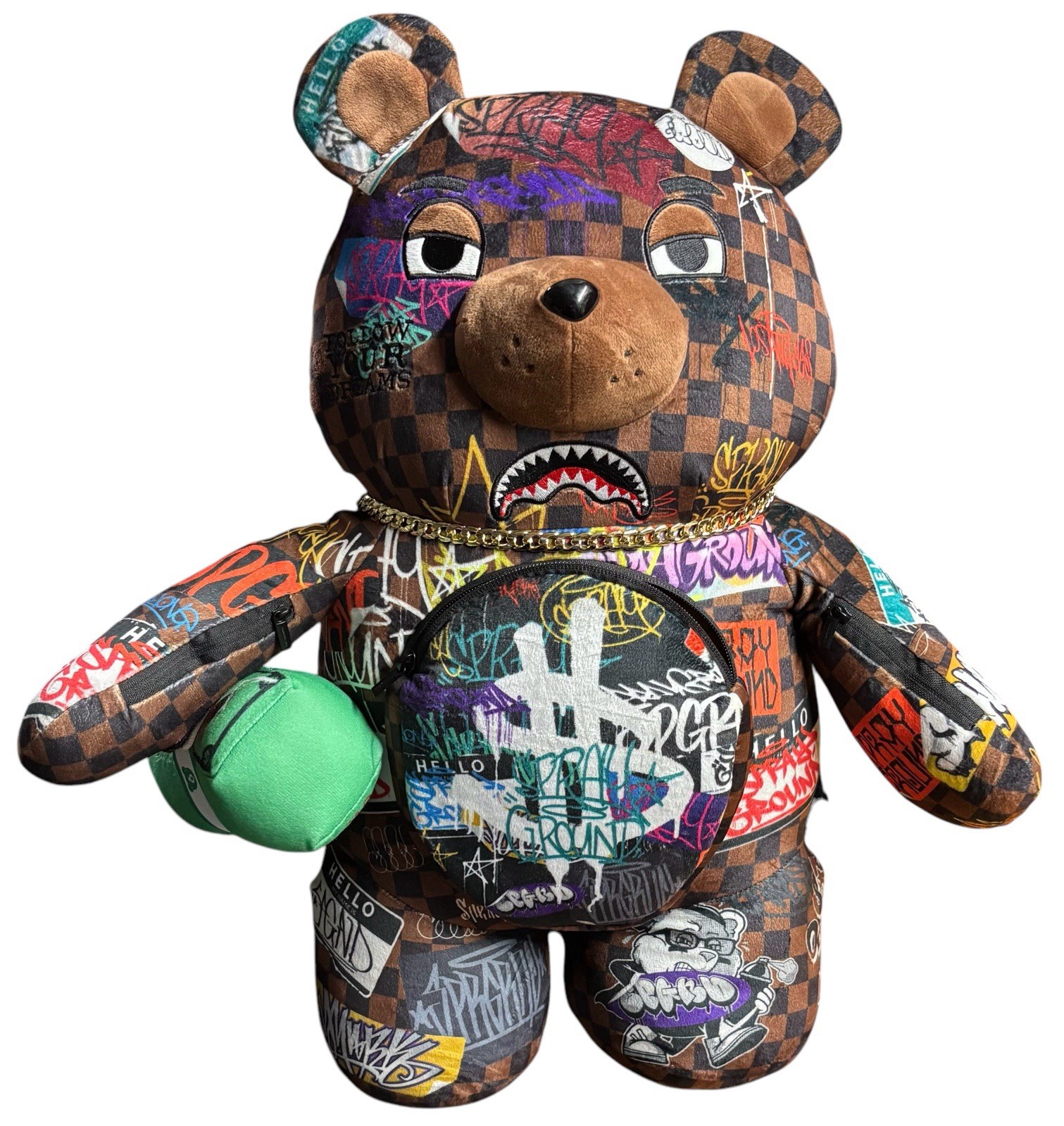 New Rare Limited Edition Sprayground Marked Up In Paris The Rizz Backpack