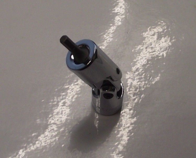 Gearwrench 81080 1/4" Drive 3mm Universal Stubby Hex Bit Socket