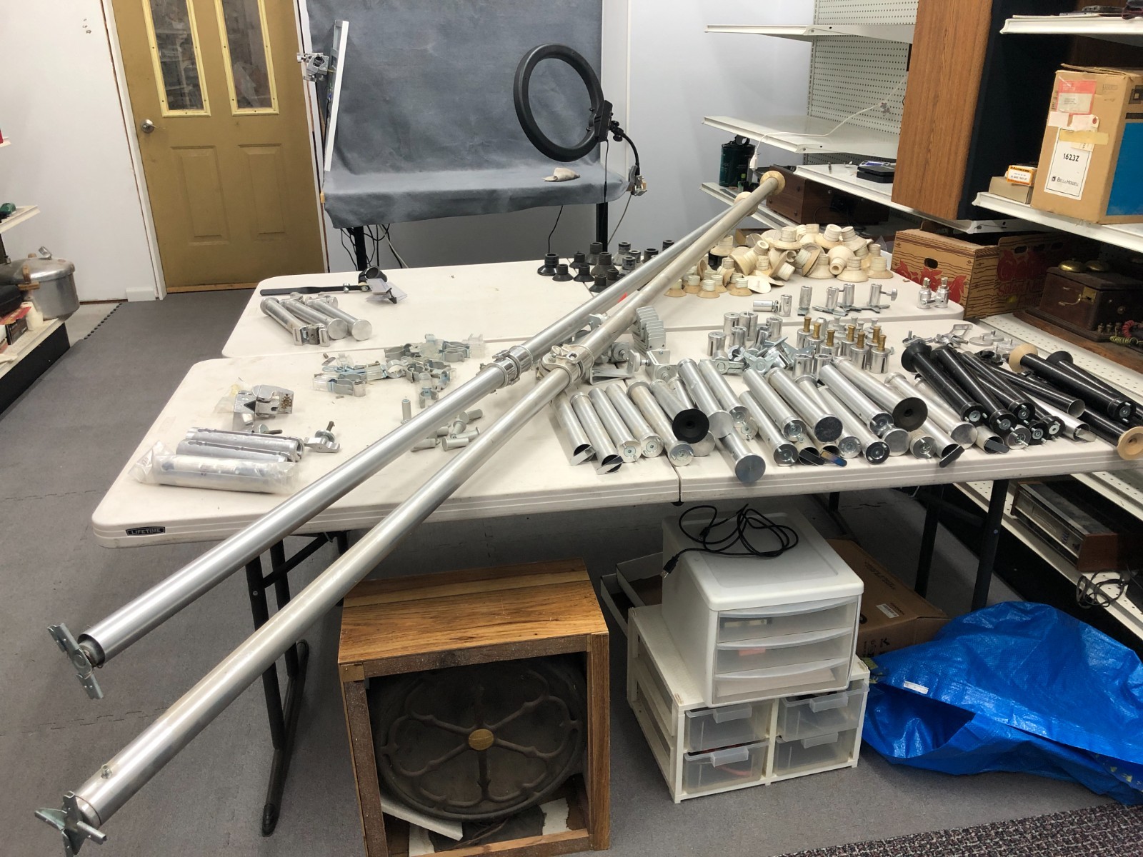 Huge Manfrotto Autopole Lot 35+ Long Autopoles and Many Loose Parts ~Pickup Only