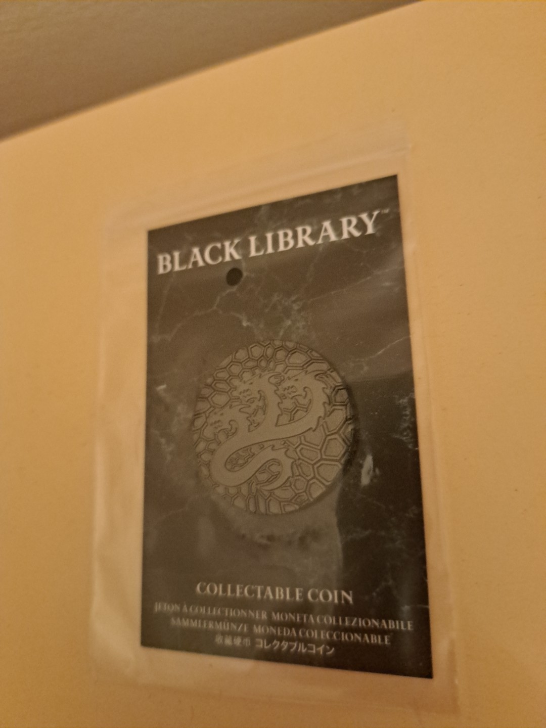Black Library Collectible Coin March-April 2026 Alpha Legion Games Workshop 40k