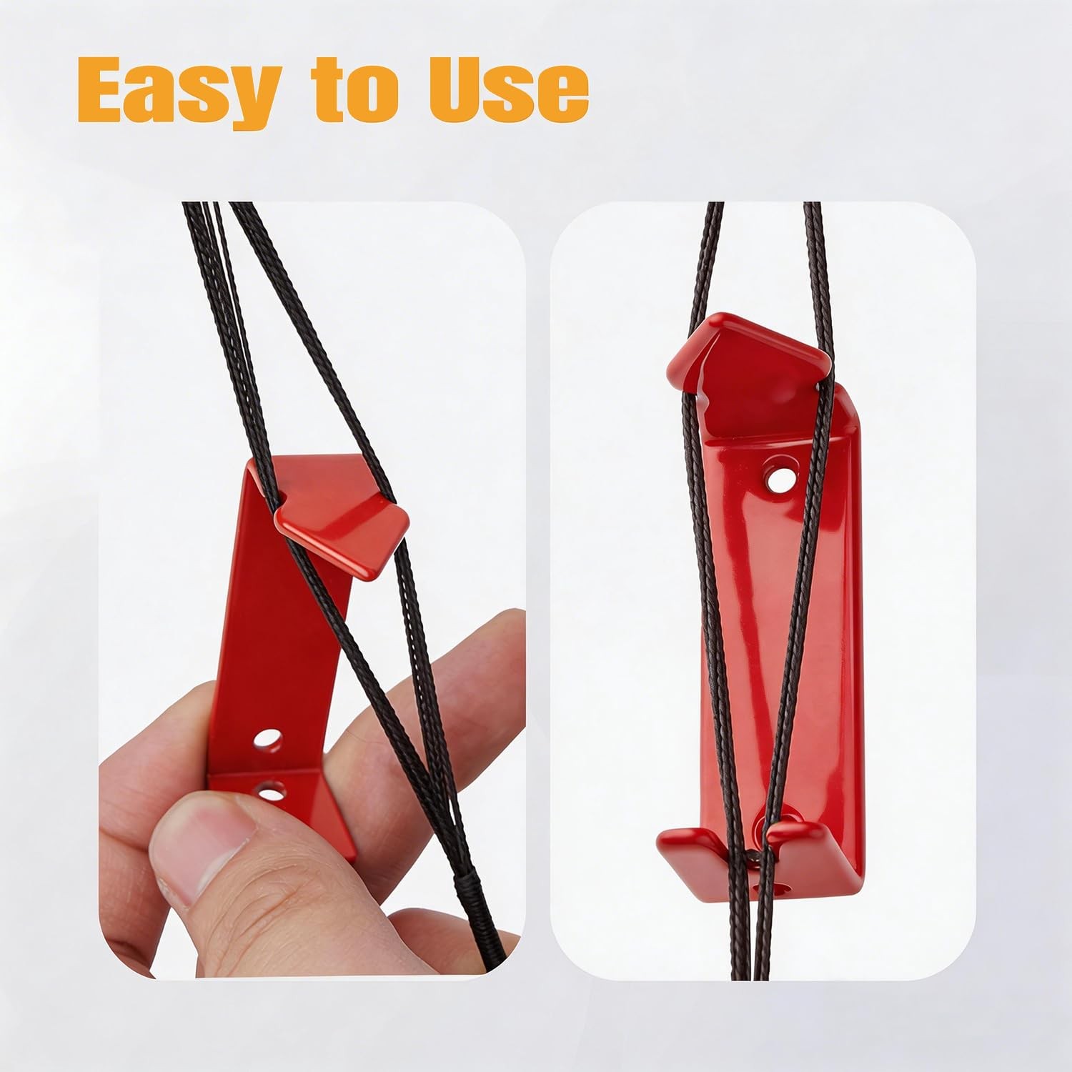 Luoyer Archery Bowstring Separator and Serving Thread Set Peep Red