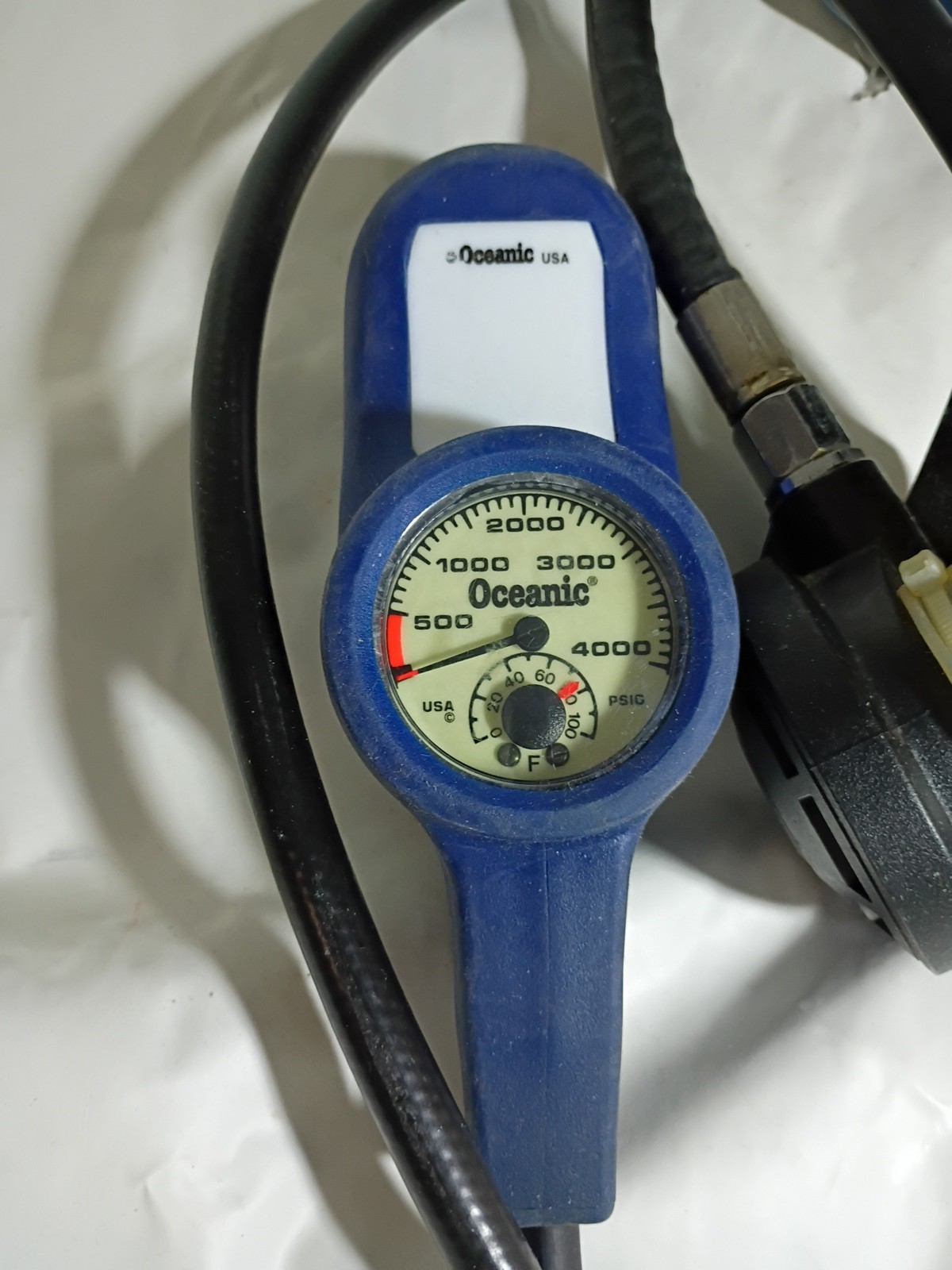 Oceanic Scuba Regulator Assembly w/ SPG Power Inflator Second Stage Untested