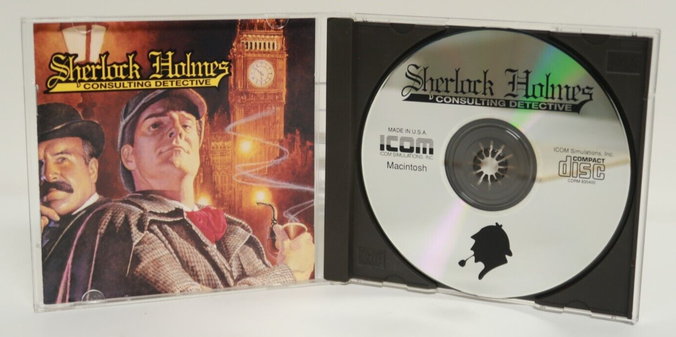 Sherlock Holmes Consulting Detective Computer Program Software Macintosh Game