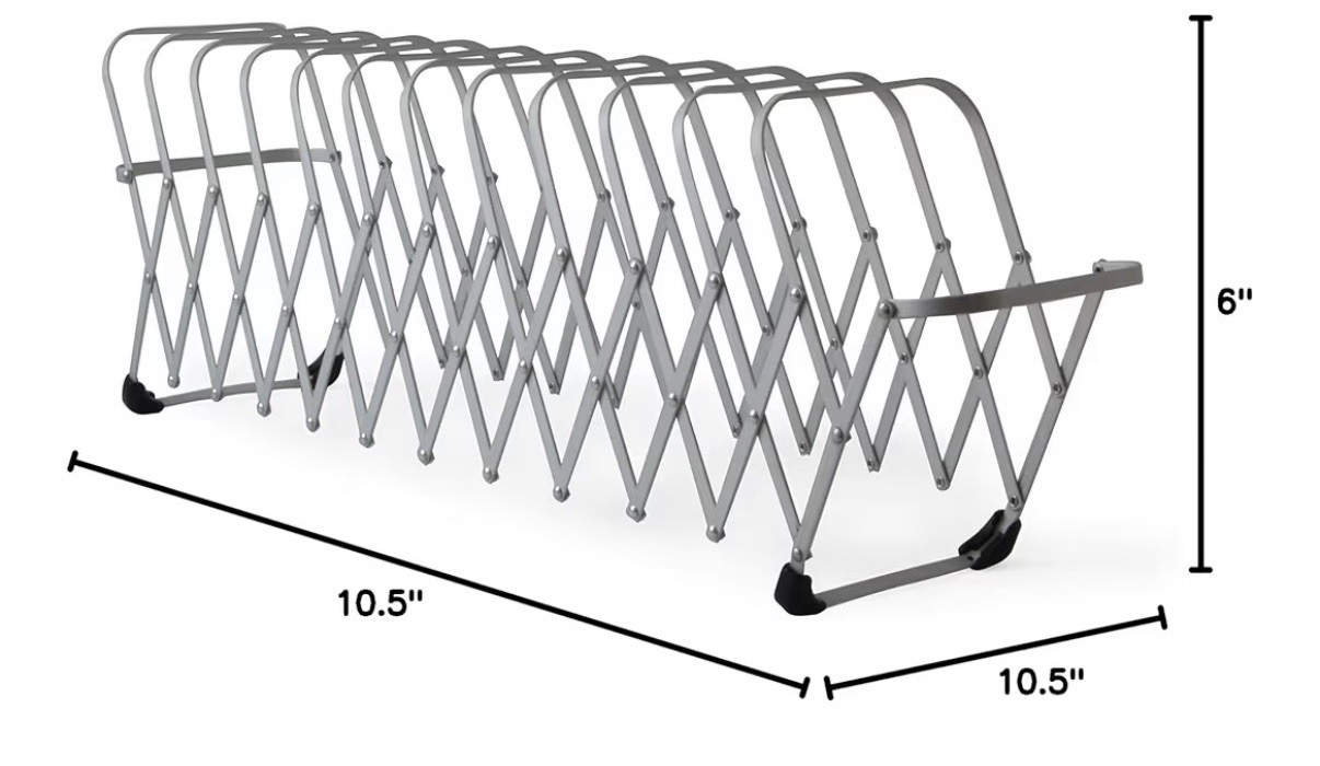 LEE Flexifile Expandable Collator to Organizer, 12 Sections, Silver