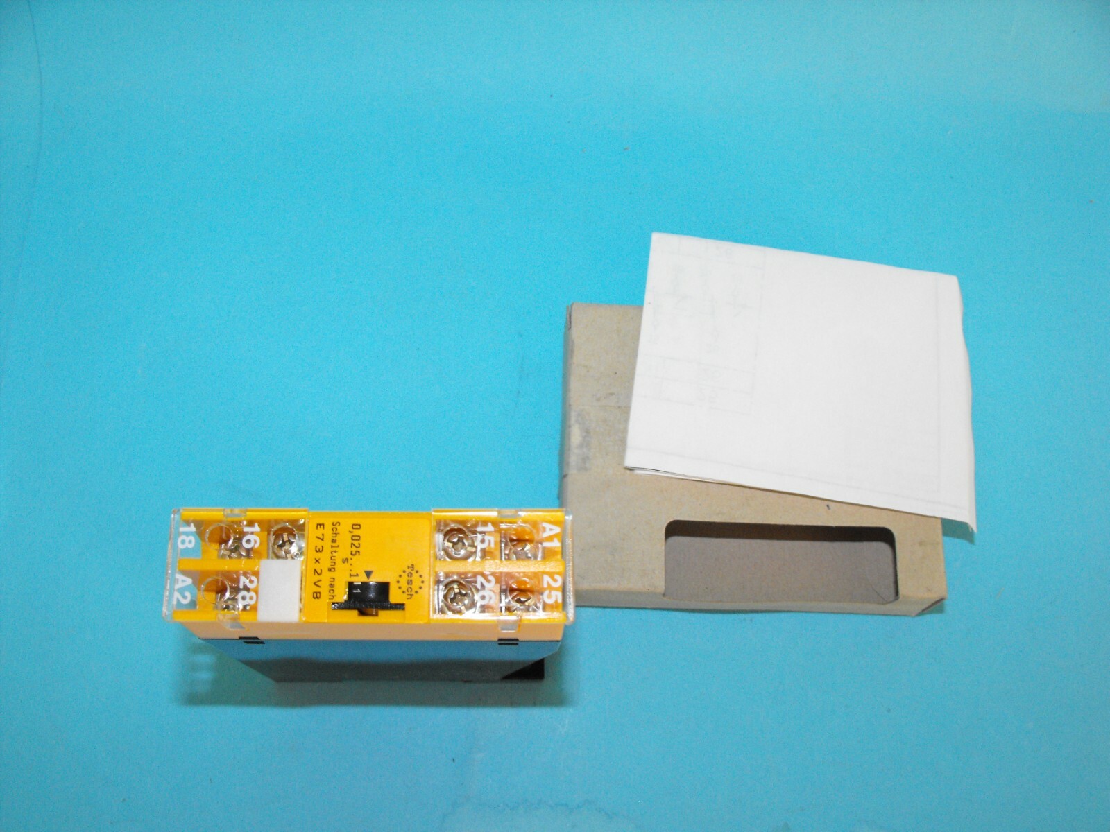Tesch E73x2VB.time relay.E73.3x801.05200285.NEW