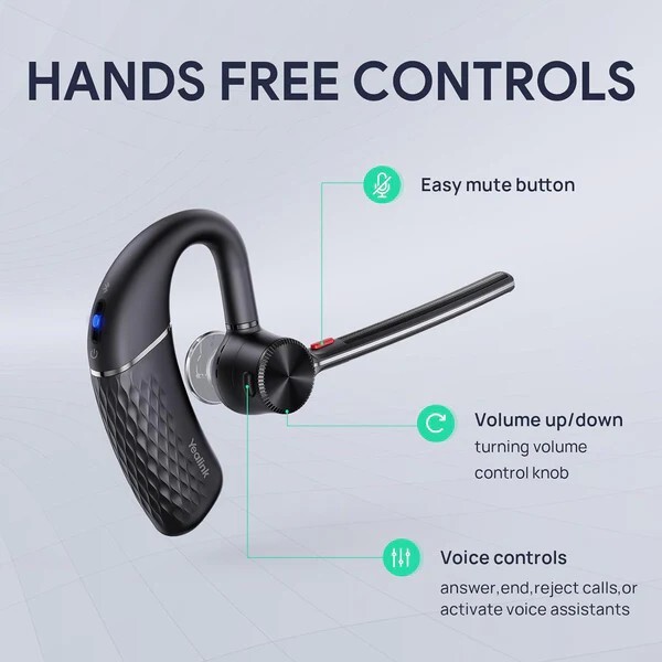 Yealink BH71 Workstation Bluetooth Wireless Headset System Ear Hook 1208653