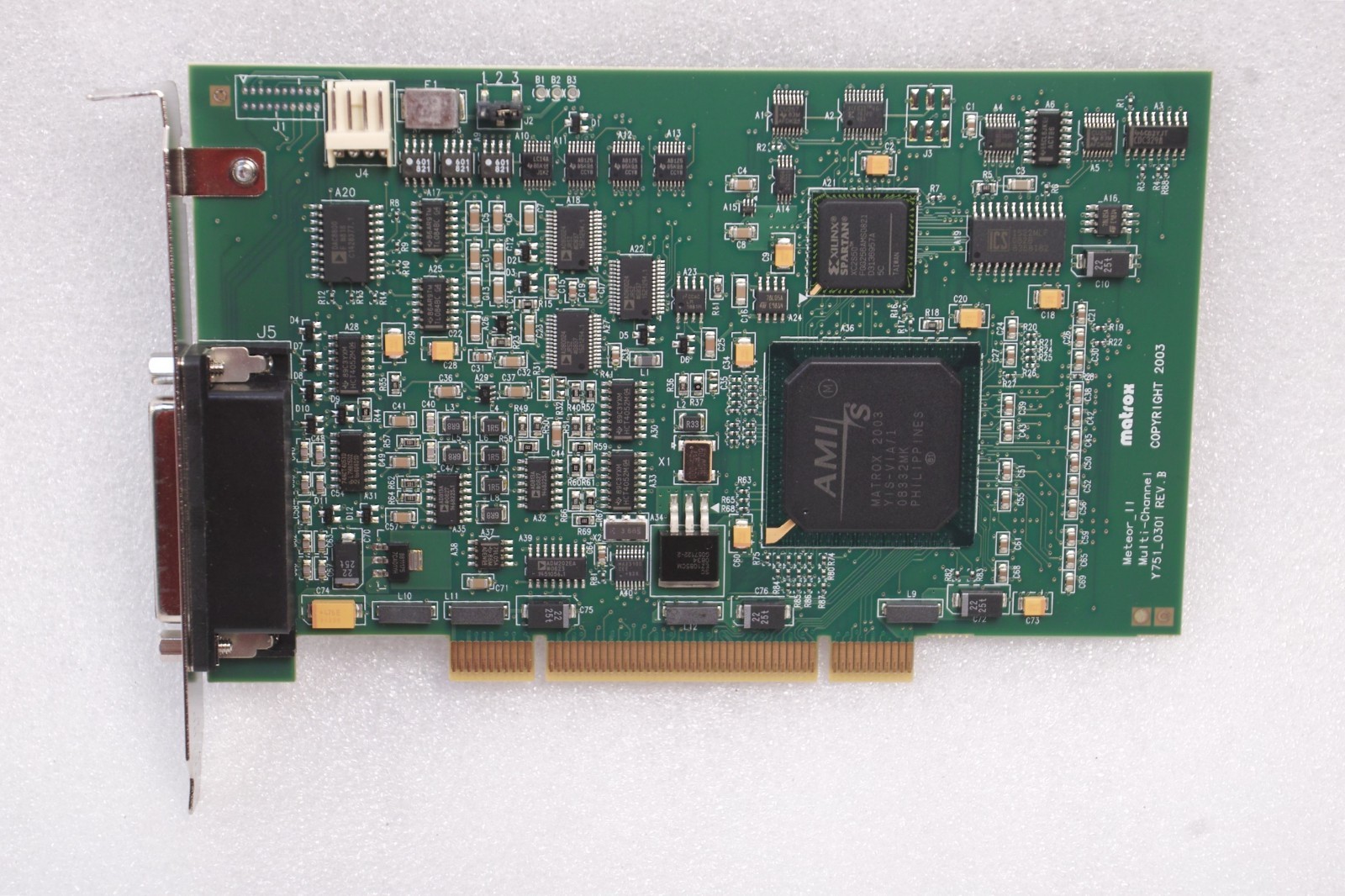 MATROX METEOR_II MULTI-CHANNEL Y751_0301 REV.B BOARD TESTED WORKING FREE SHIP