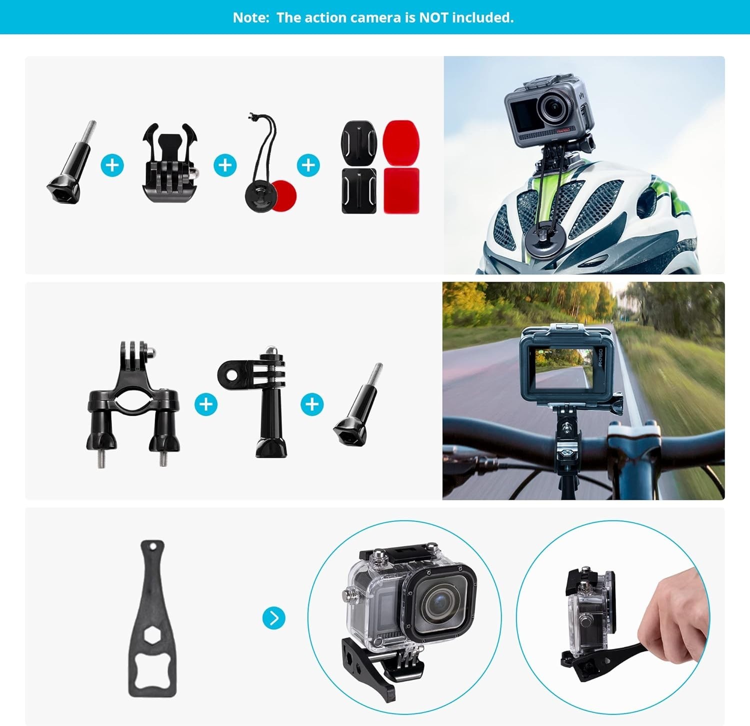 60 in 1 GoPro & Action Camera Accessories – Capture Every Angle