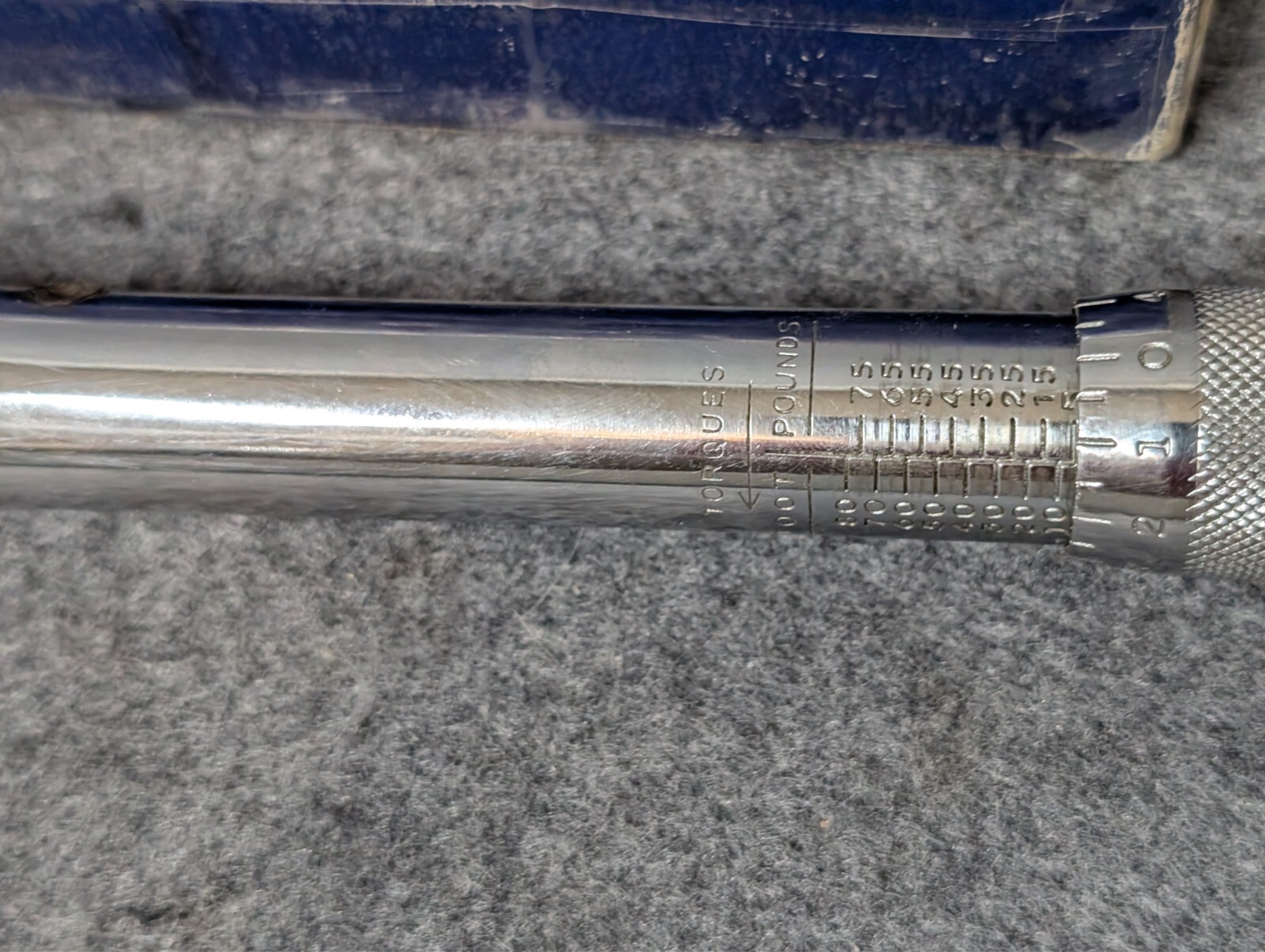 Continental 3/8" Drive Ratcheting Head Micrometer Torque Wrench 10-80 ft-lbs