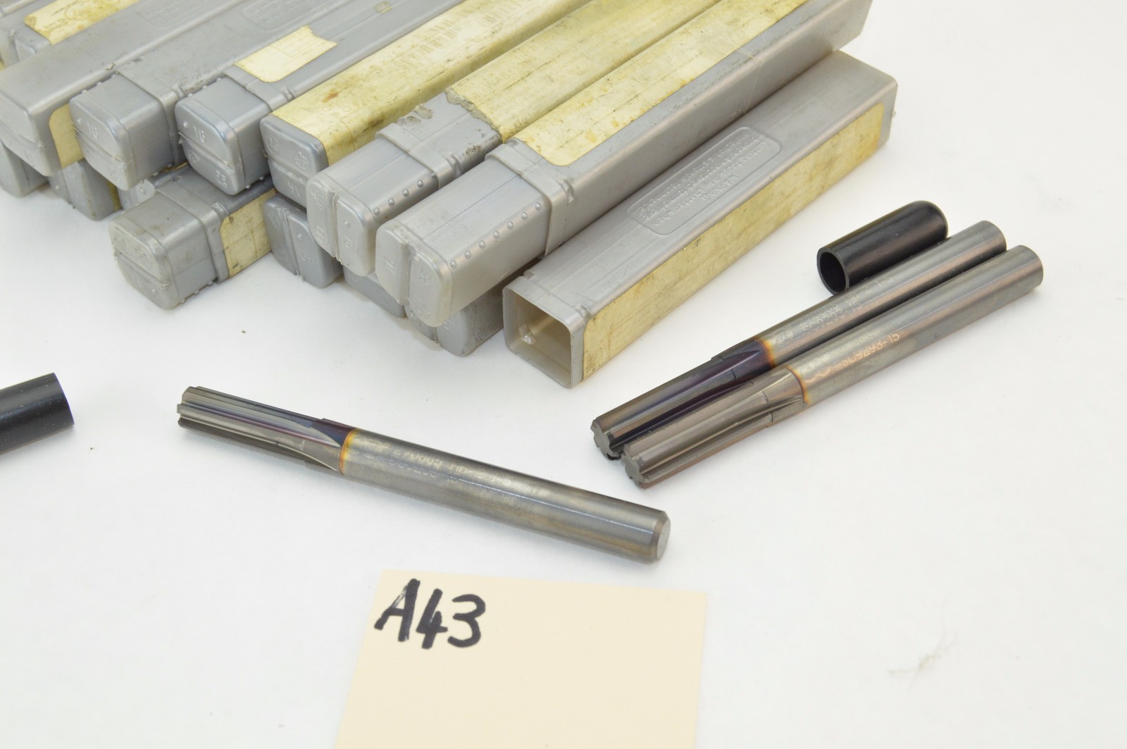 1pc Star Cutter .3750" 3/8" Solid Carbide Straight 6 Flute Reamer