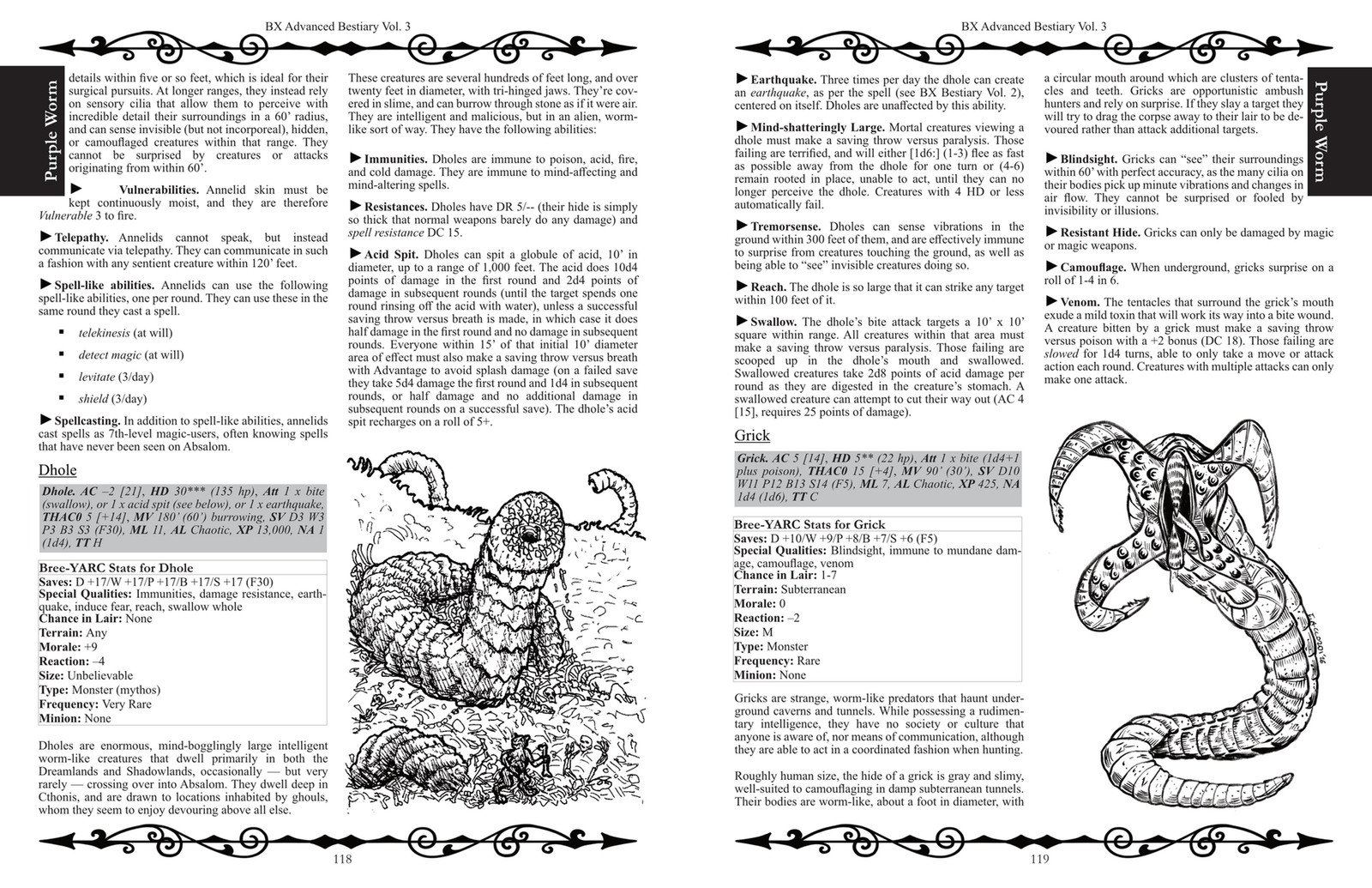 BX Advanced Bestiary, Vol. 3
