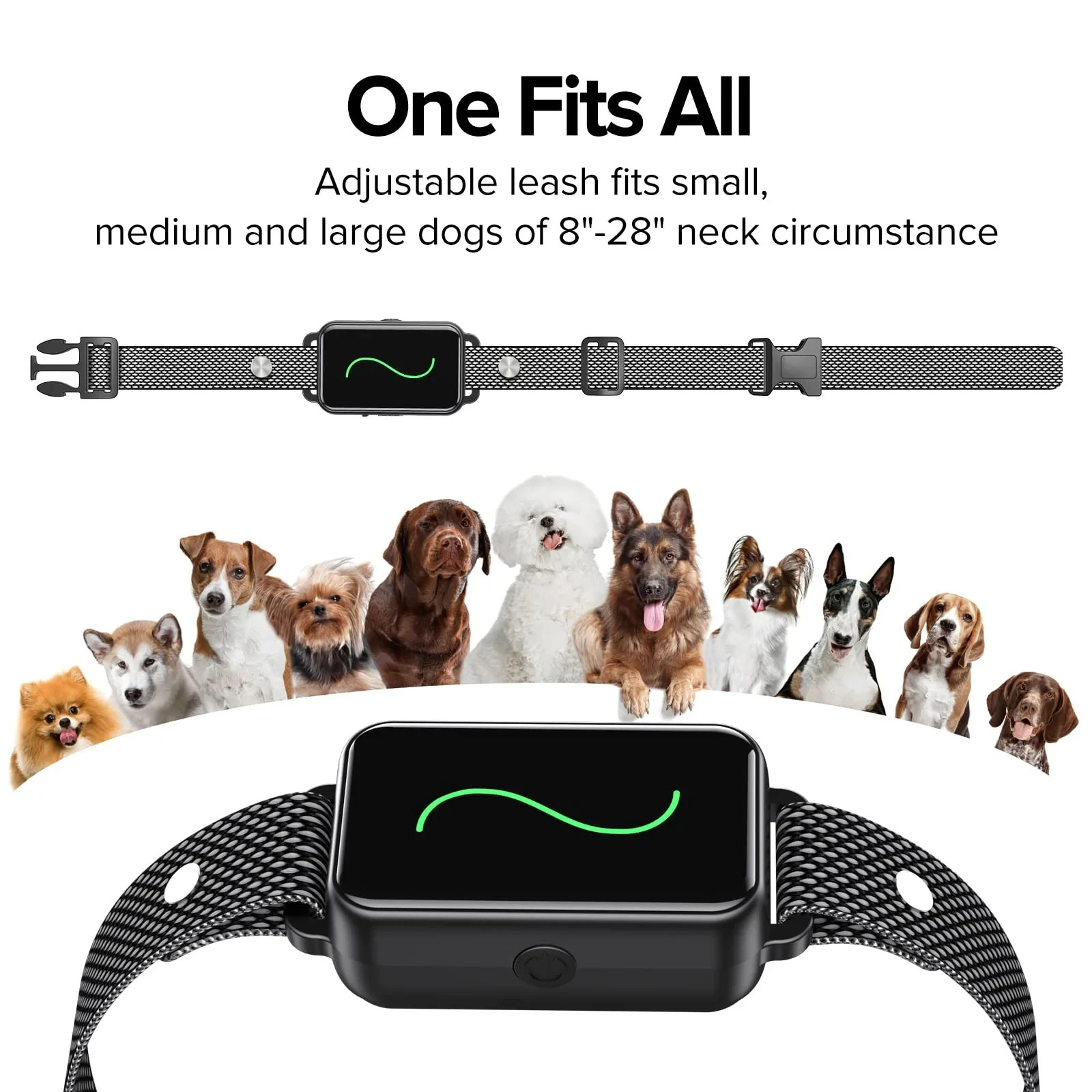 Dog Shock Collar, Dog Training Collar with Remote, IPX7 Waterproof with 3 Traini