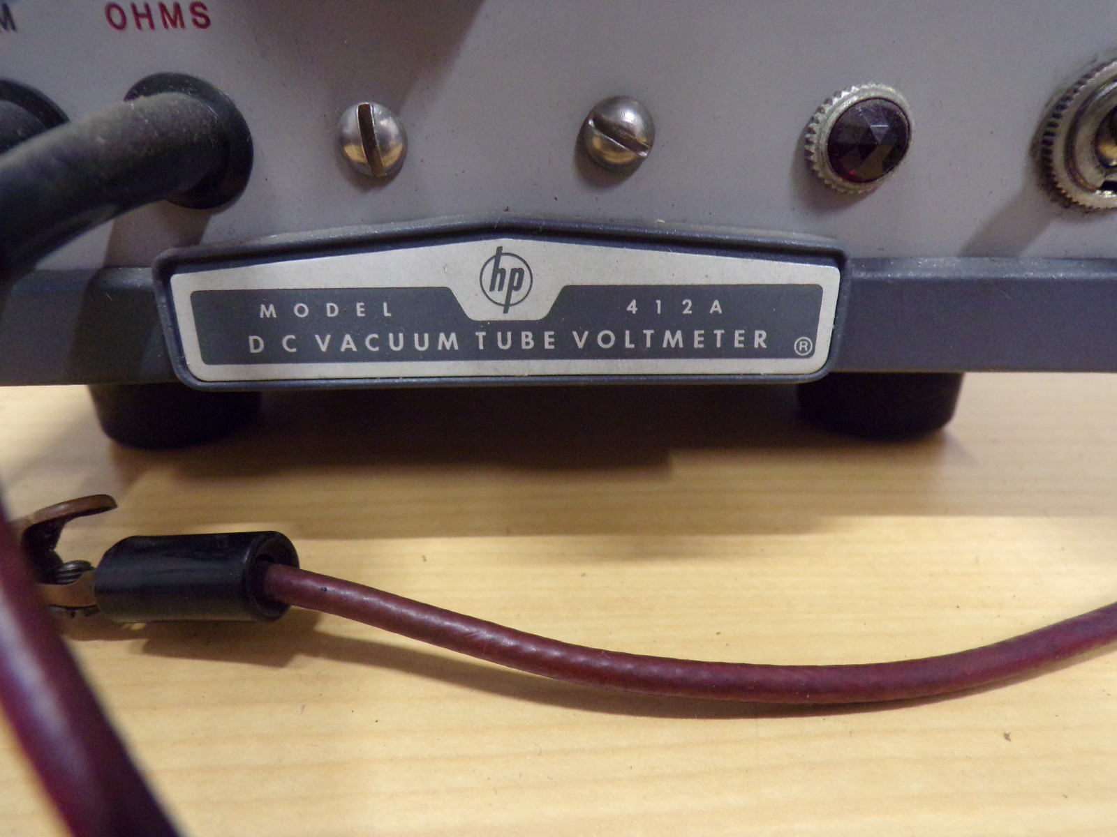 HP Model 412A DC Vacuum Tube Voltmeter